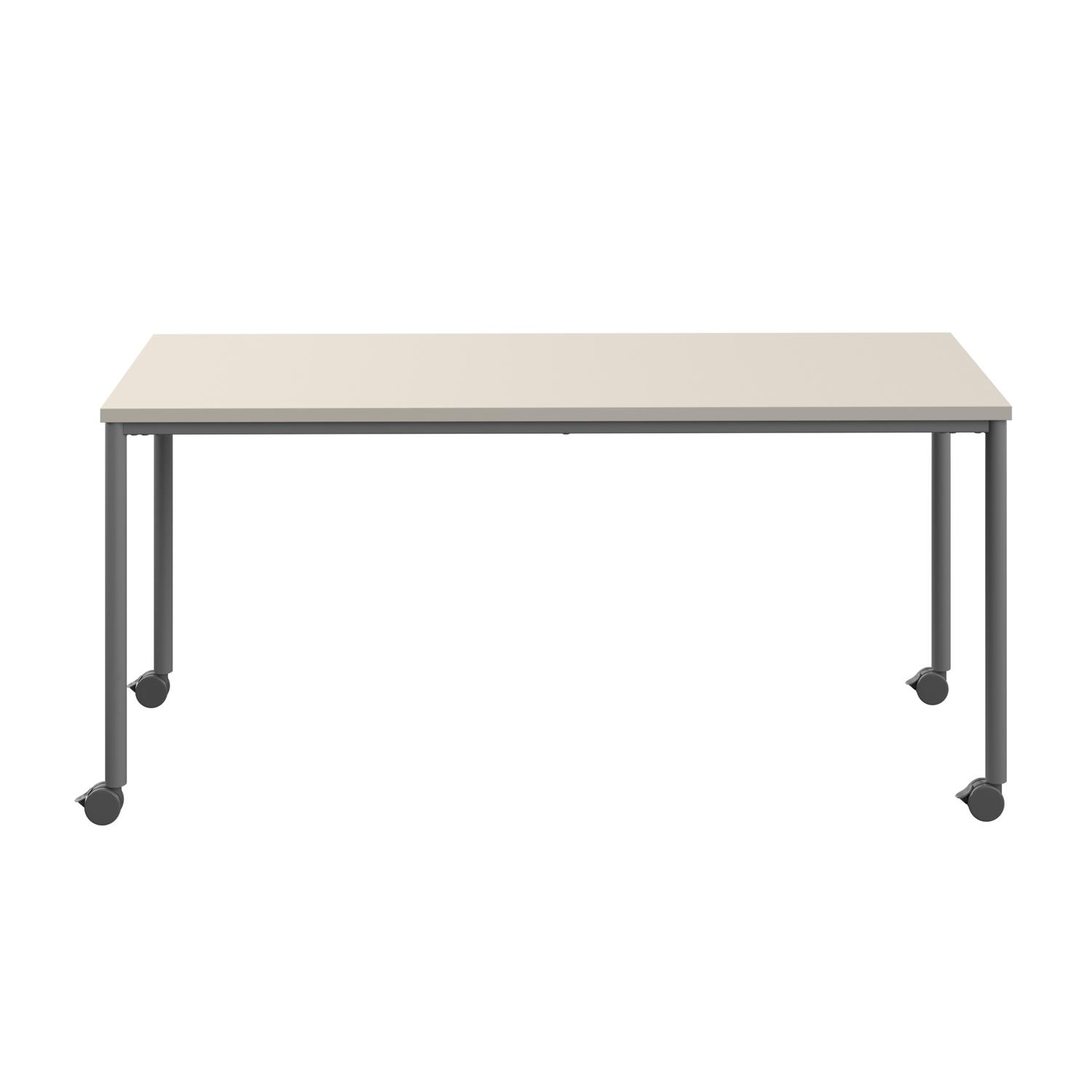 Titan Mobile Rectangular Table  1600 X 800 Anthracite/Grey