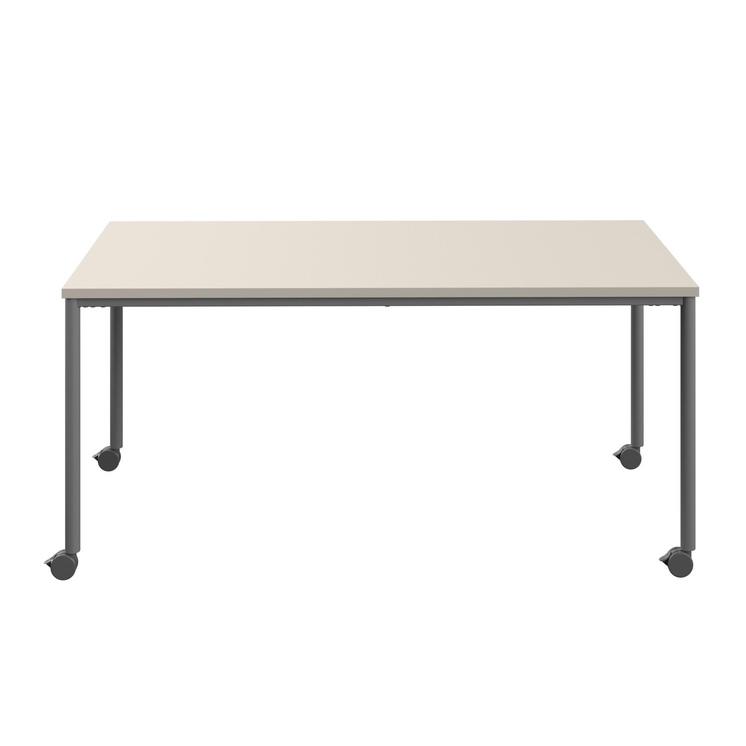 Titan Mobile Rectangular Table  1800 X 800 Anthracite/Grey