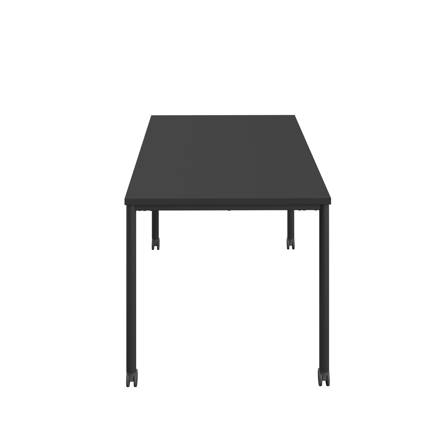 Titan Mobile Rectangular Table  1800 X 800 Black/Black