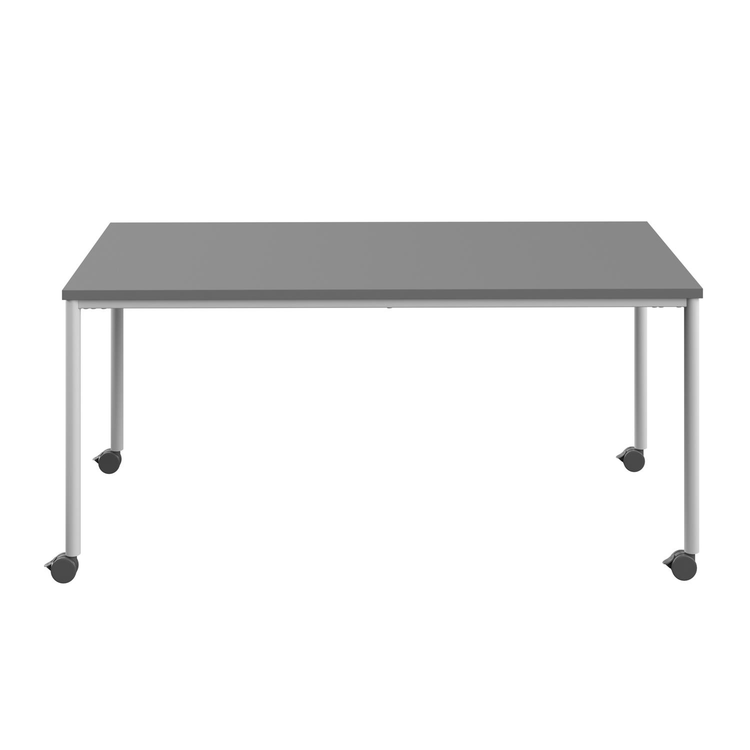 Titan Mobile Rectangular Table  1800 X 800 White/Anthracite