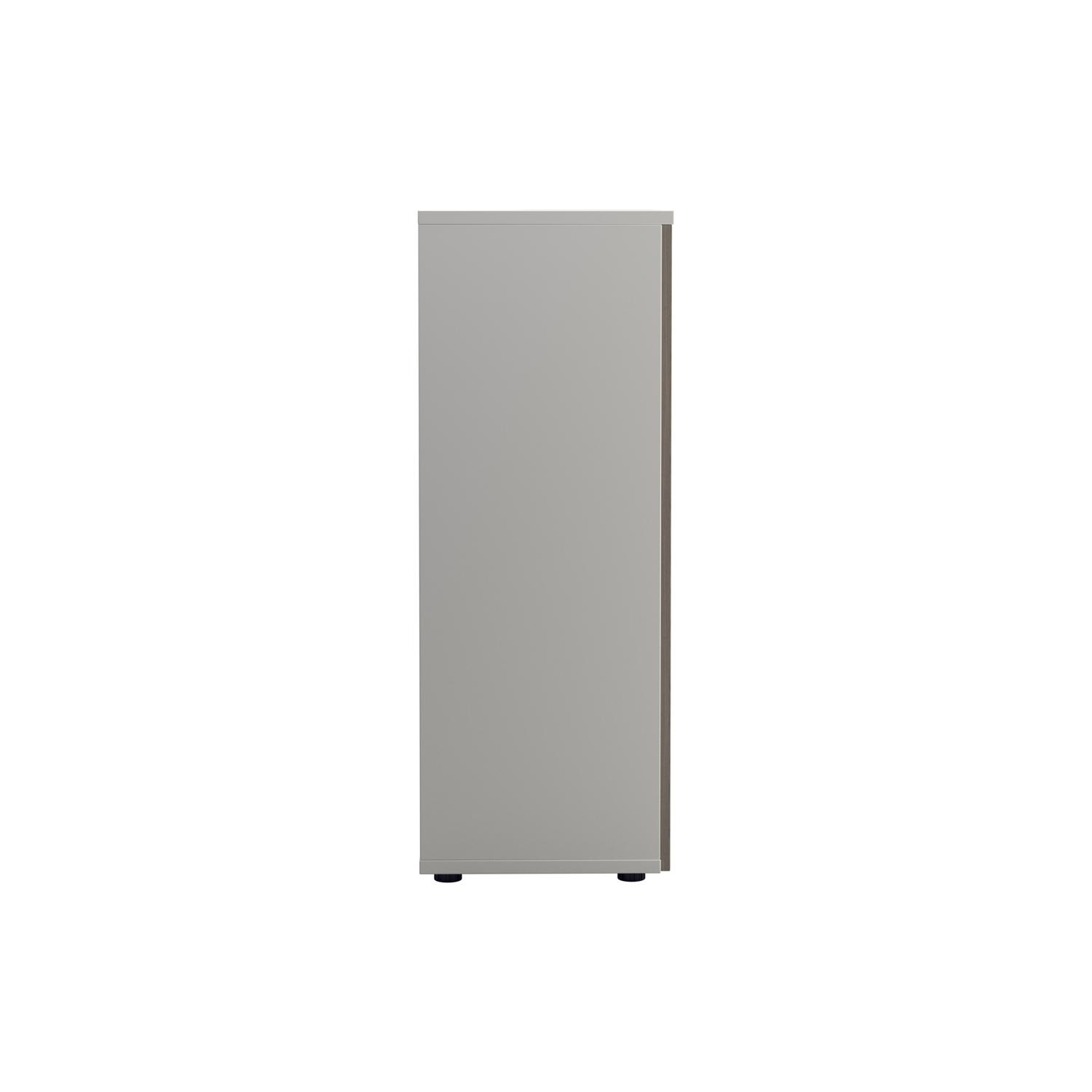 Wooden Cupboard  1200 Grey Oak/White