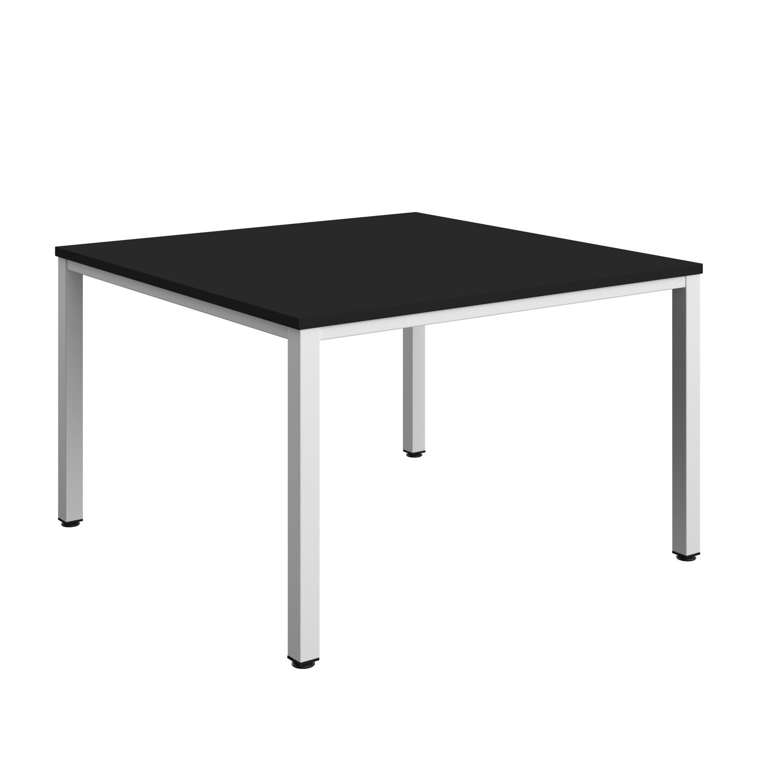Fraction Infinity Square Meeting Table  1200 X 1200 Black/White