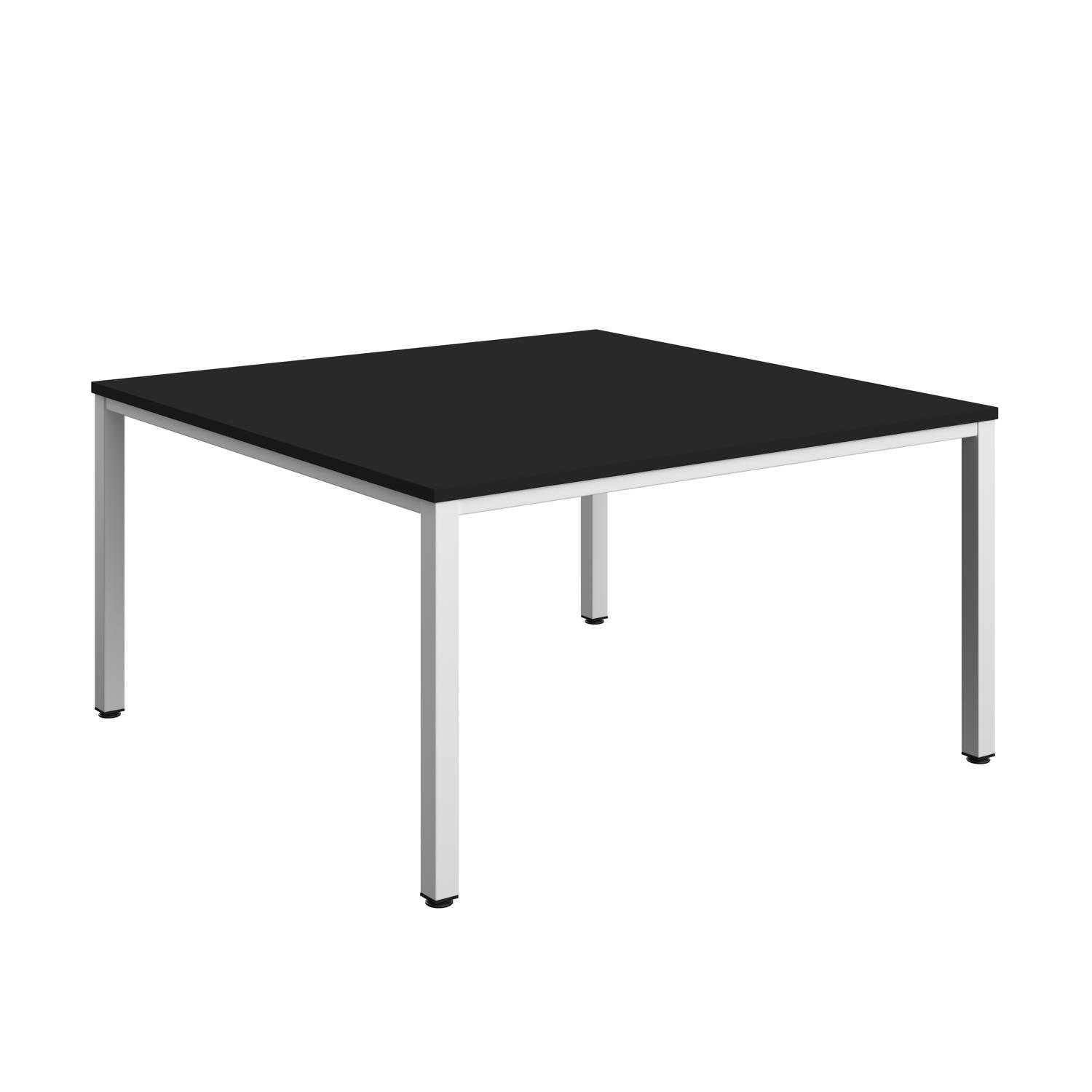 Fraction Infinity Square Meeting Table  1400 X 1400 Black/White