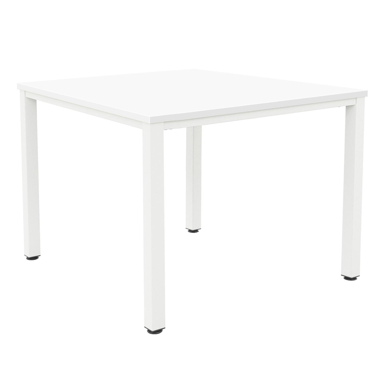 Fraction Infinity Square Meeting Table  1400 X 1400 White/White