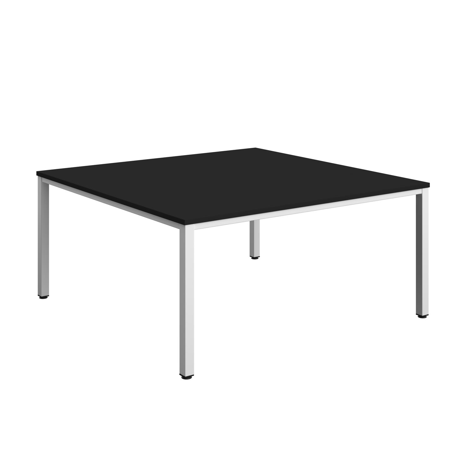 Fraction Infinity Square Meeting Table  1600 X 1600 Black/White