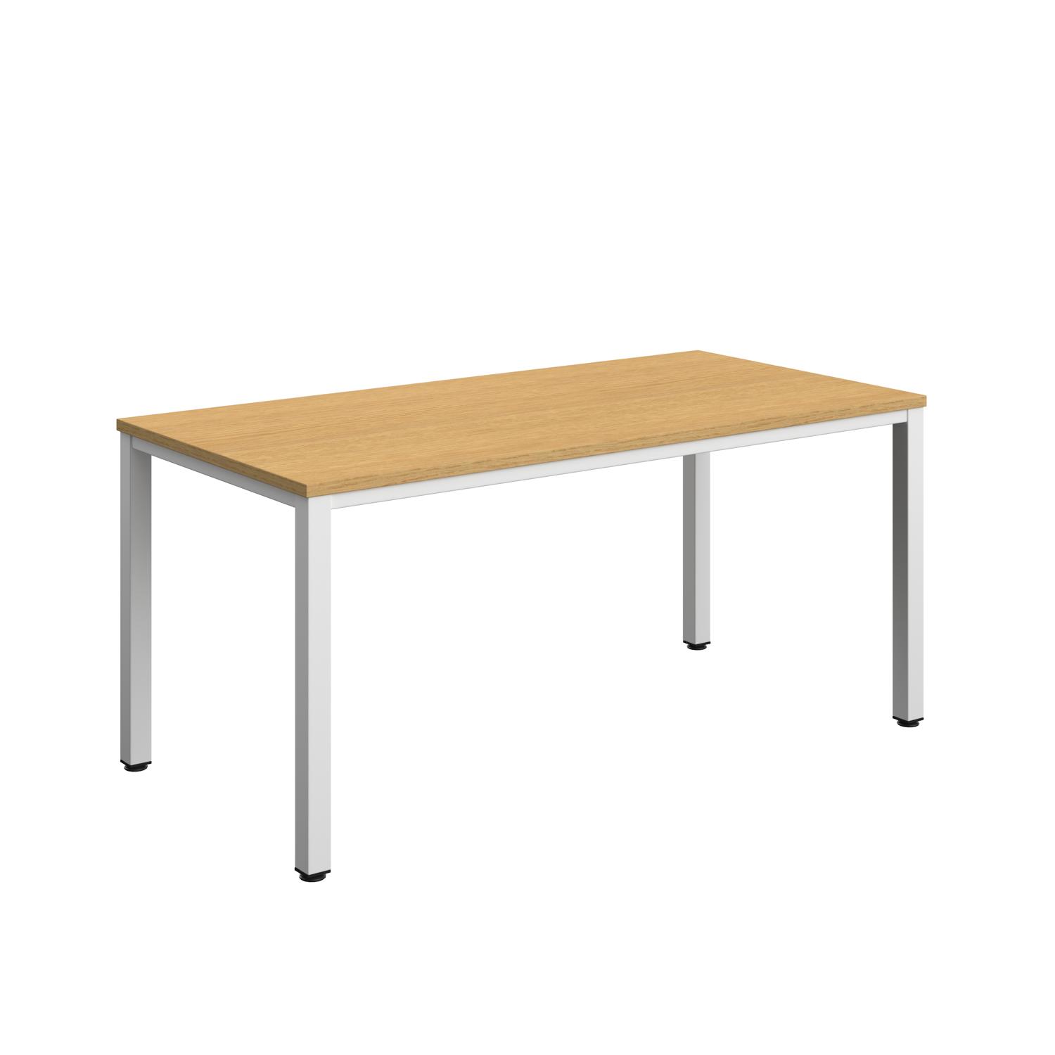 Fraction Infinity Rectangular Meeting Table 1600 X 800 Sorano Oak/White Fraction Infinity Rectangular Meeting Table 1600 X 800 Sorano Oak/White