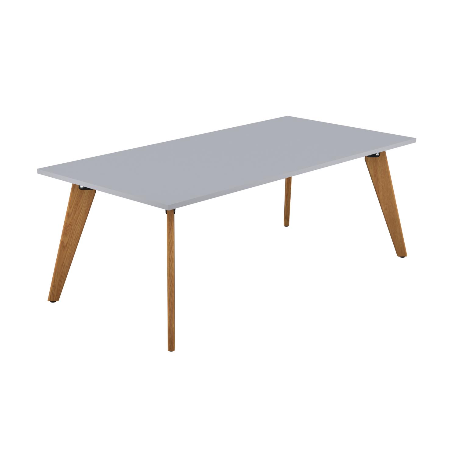 Plateau Rectangular Table  2000 X 1000 Grey