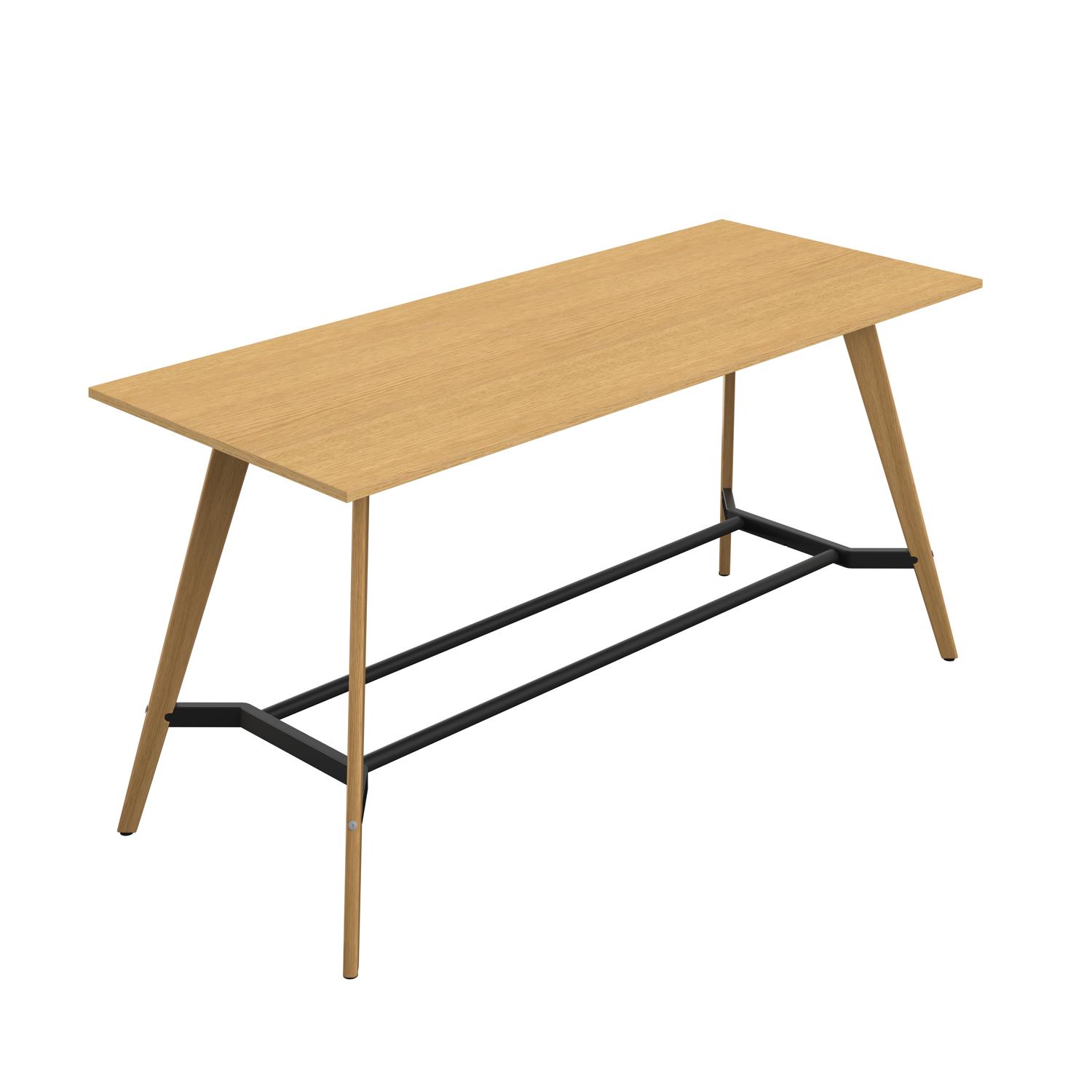 Plateau Poseur Rectangular Table  2400 X 1000 Sorano Oak