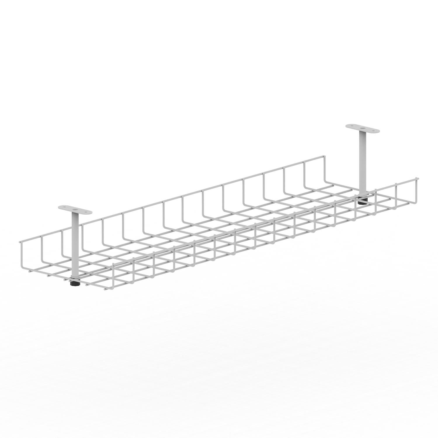 Evolve / Impulse B2B Desk Cable Management Basket (Silver)