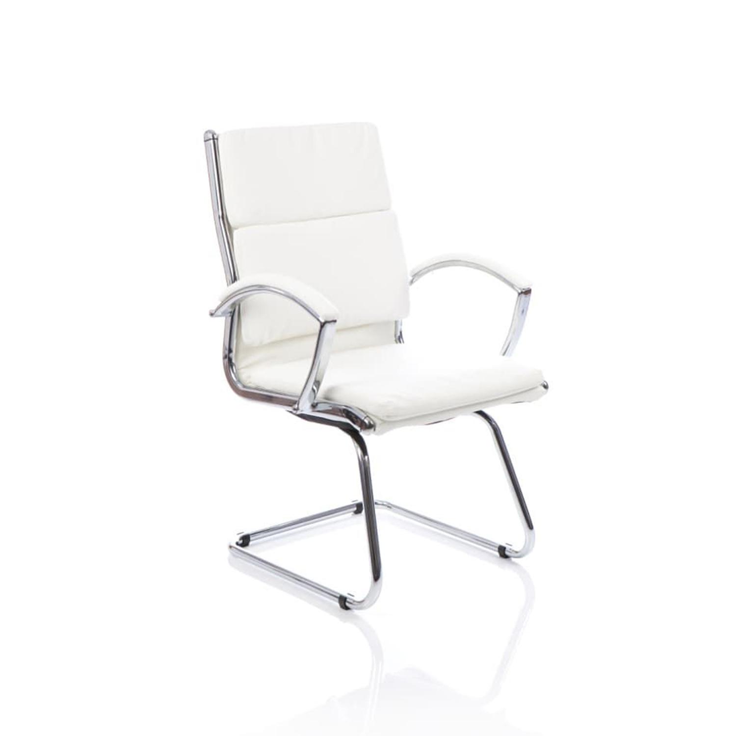 Classic Cantilever Chair White Classic Cantilever Chair White