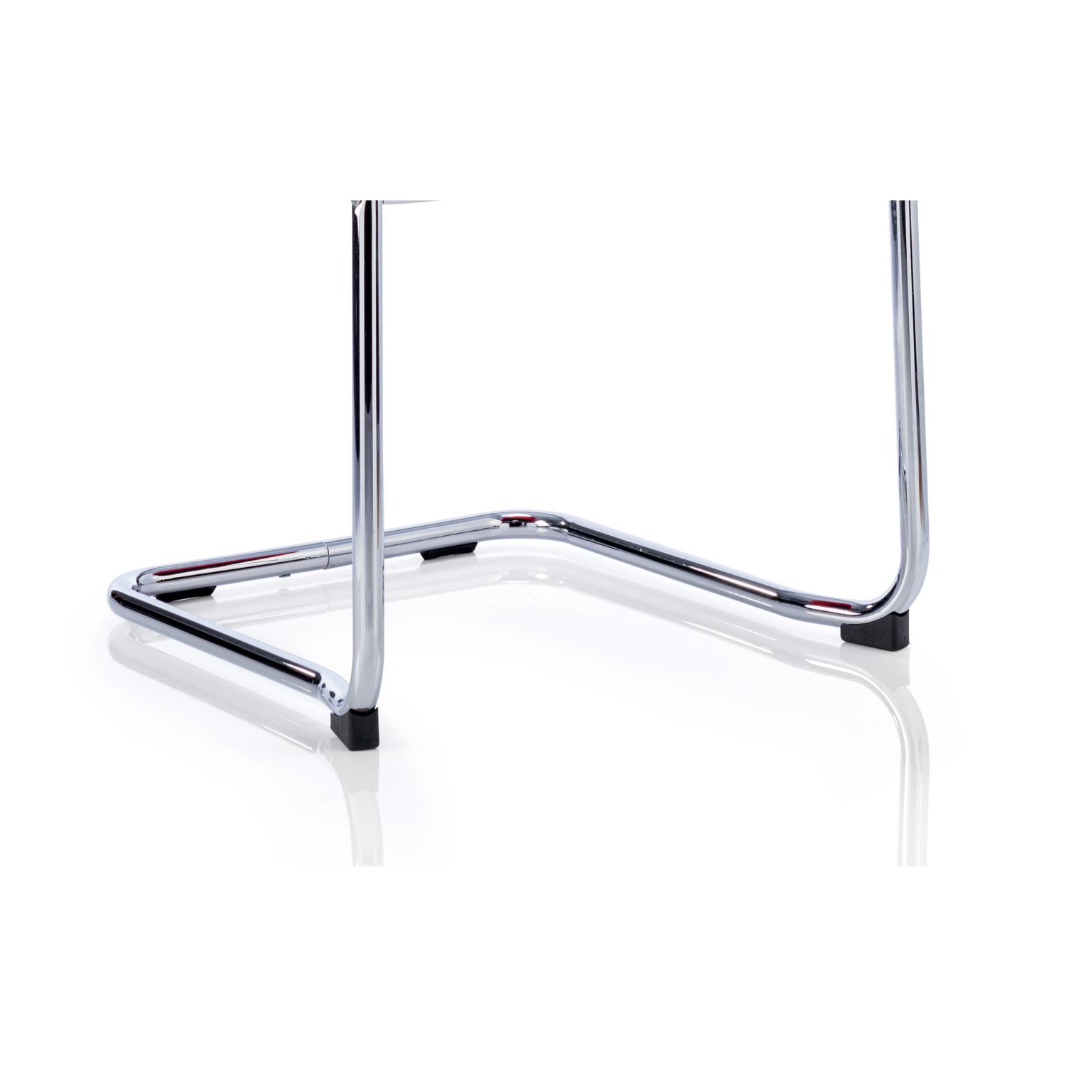 Echo Cantilever Chair With Arms Red Soft Bonded Leather Echo Cantilever Chair With Arms Red Soft Bonded Leather