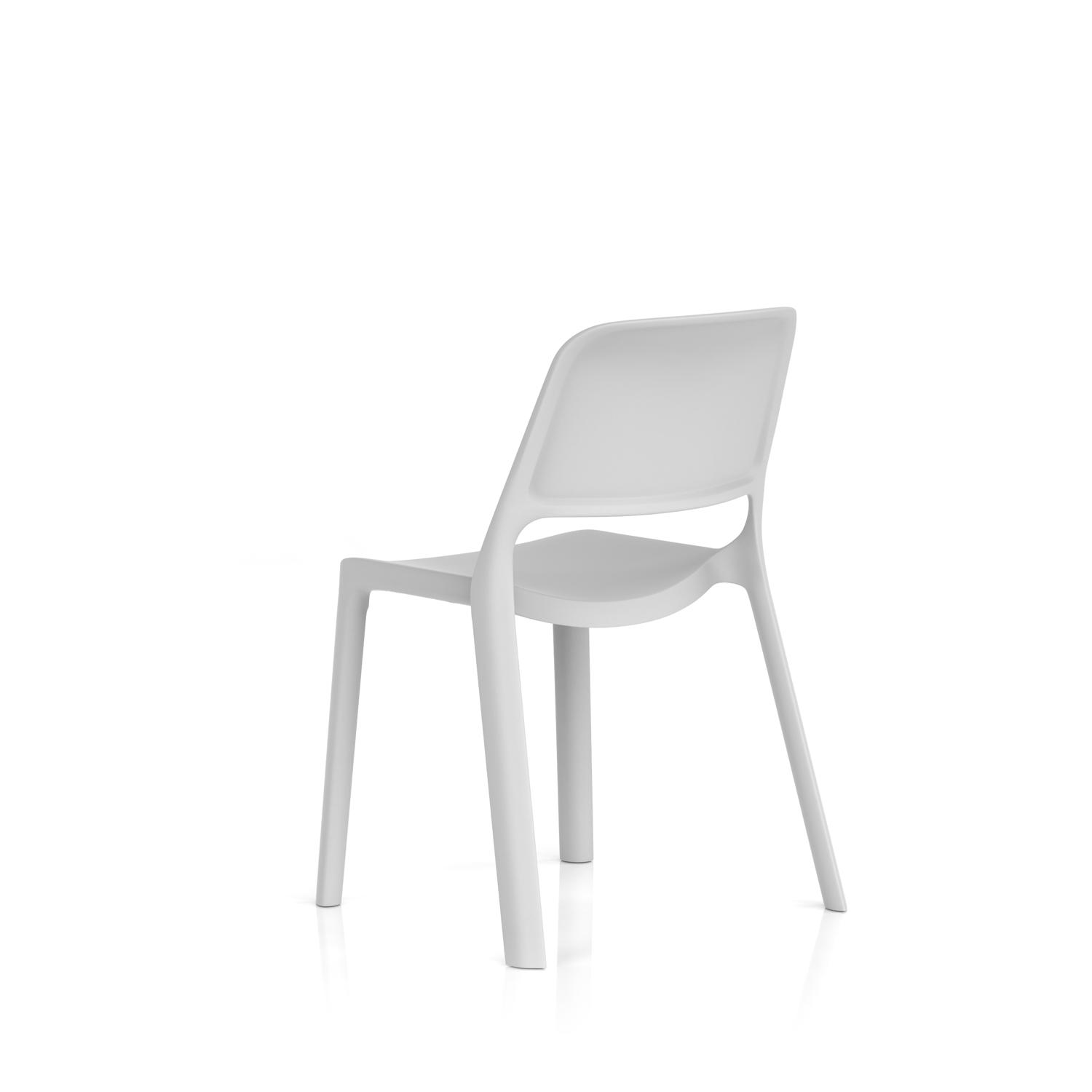 Nest Loop Stacking Cafe & Bistro Chair Grey
