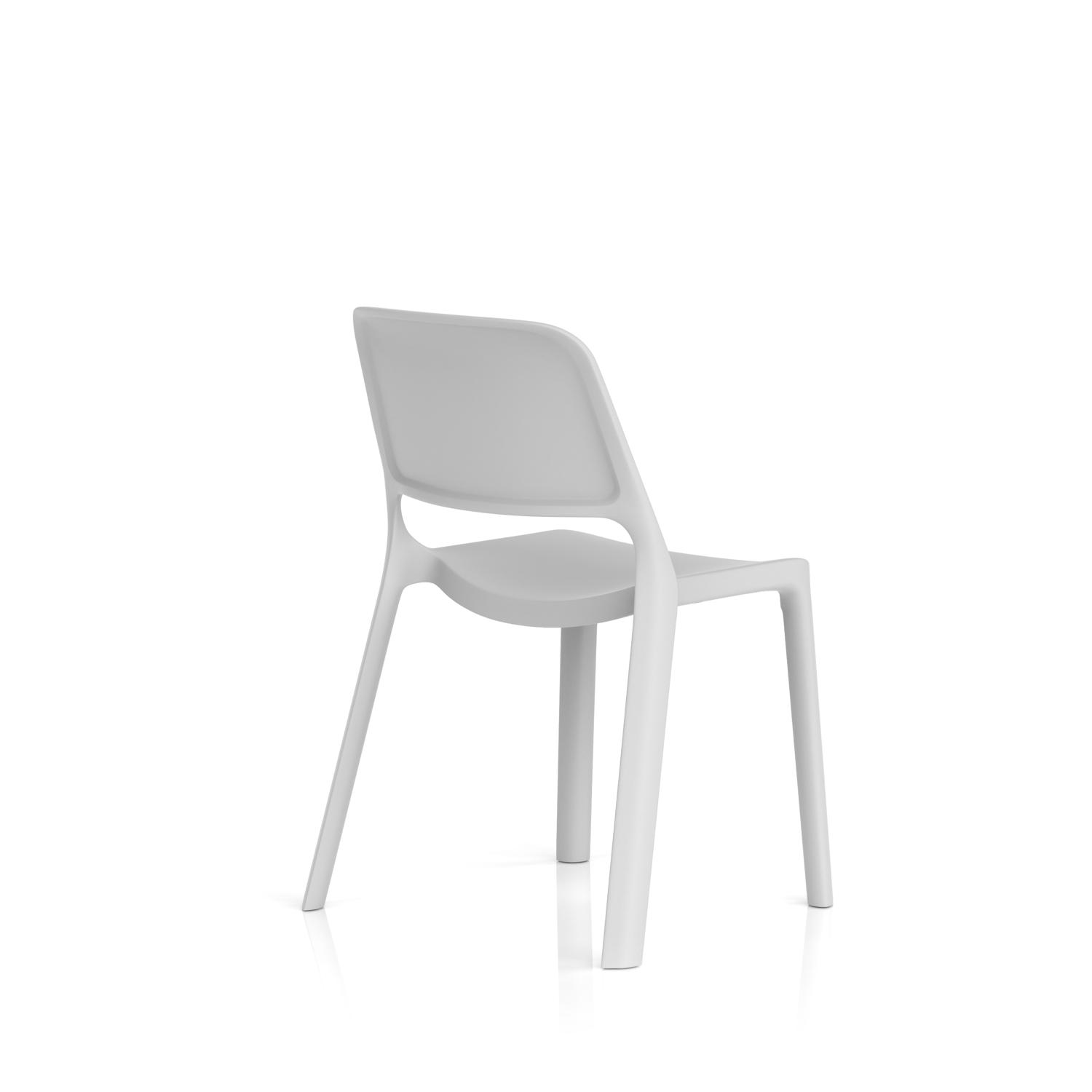 Nest Loop Stacking Cafe & Bistro Chair Grey