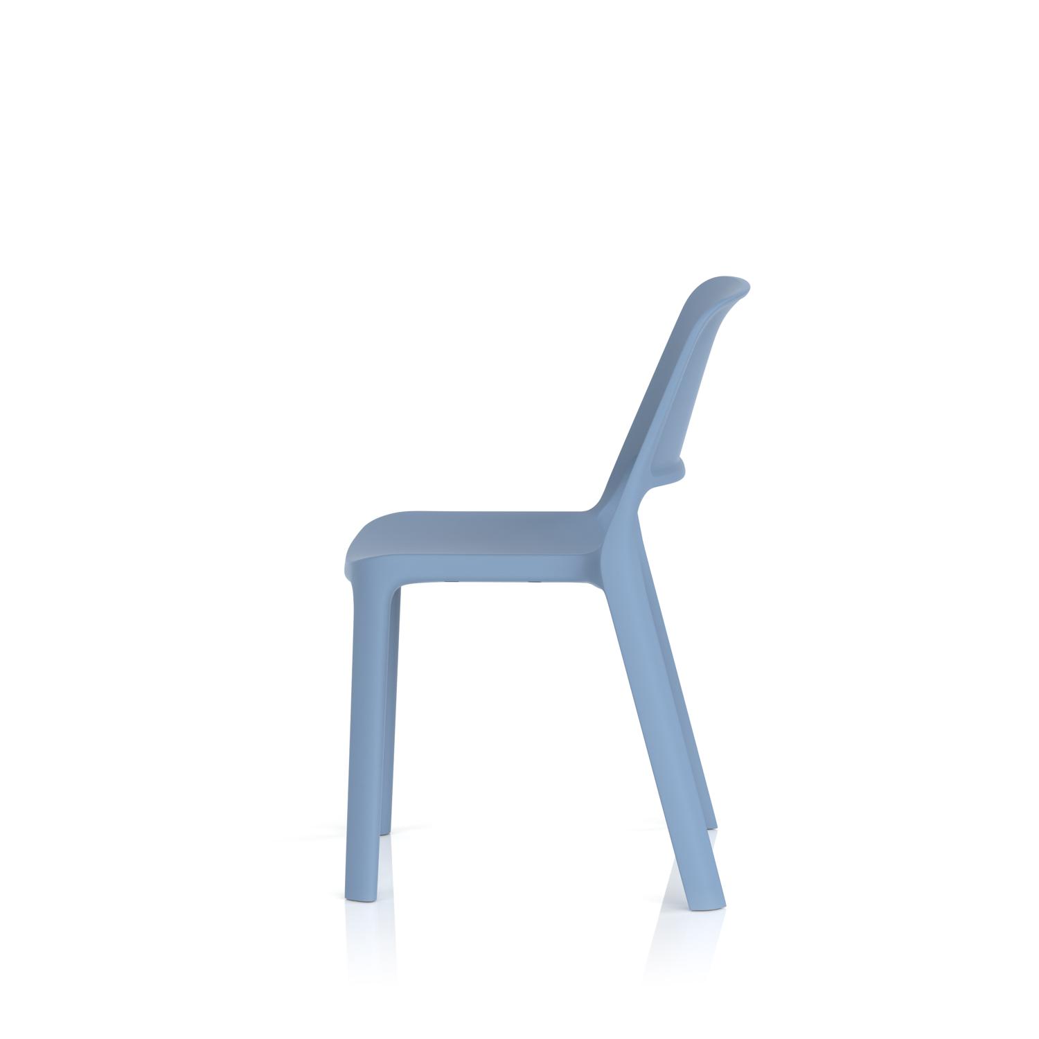 Nest Loop Stacking Cafe & Bistro Chair Blue