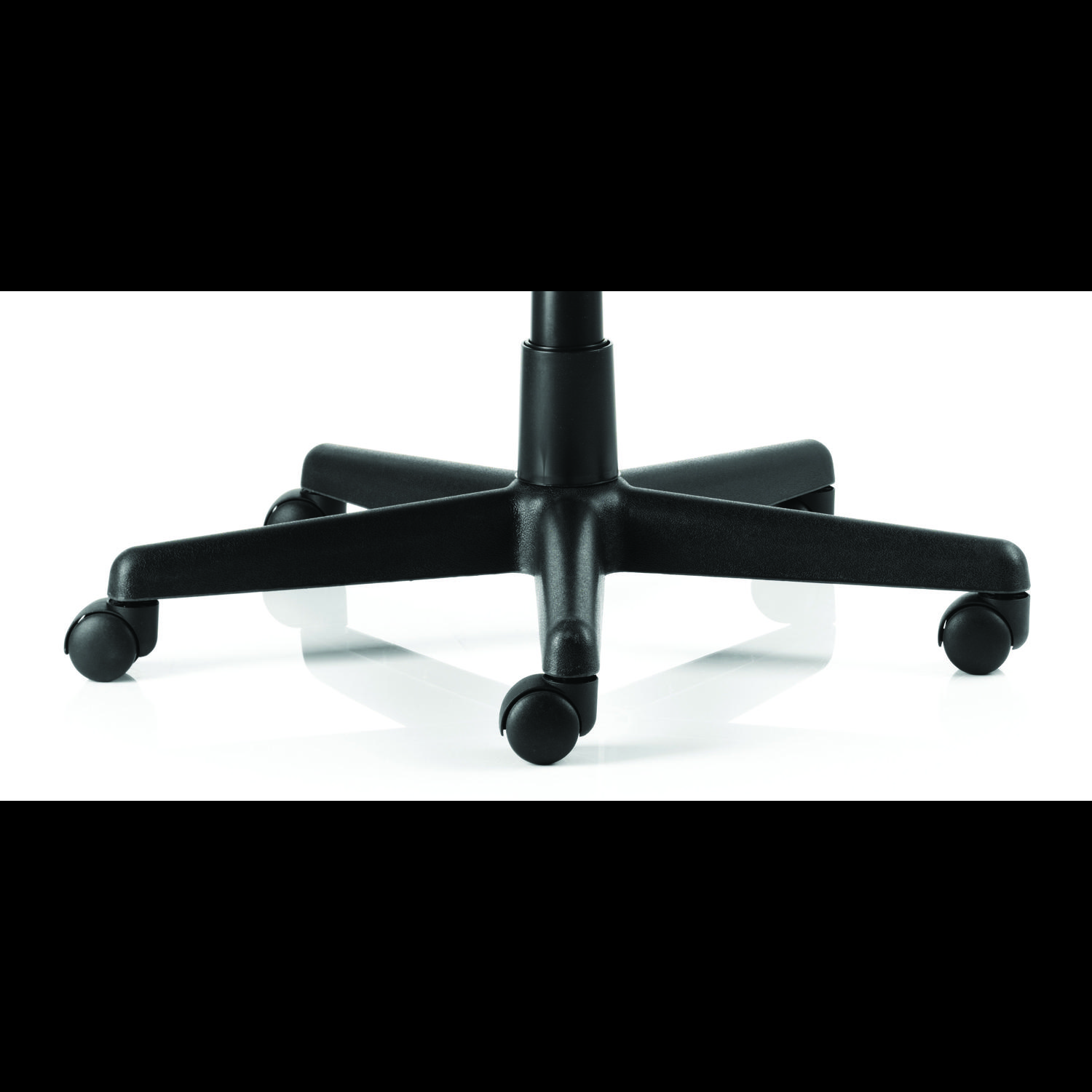 Moore Executive Chair Black Fabric With Arms