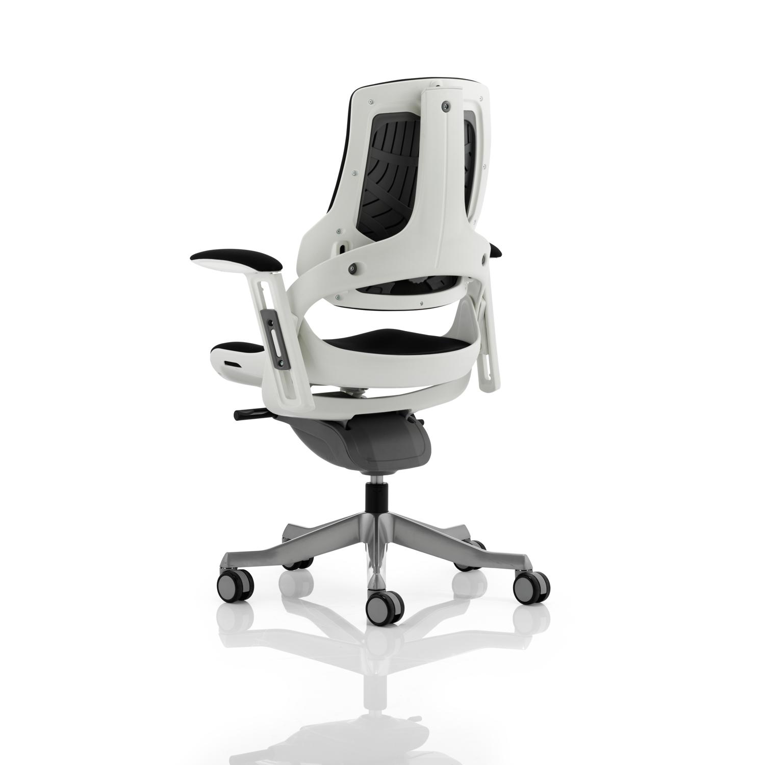 Zure White Shell Black Fabric