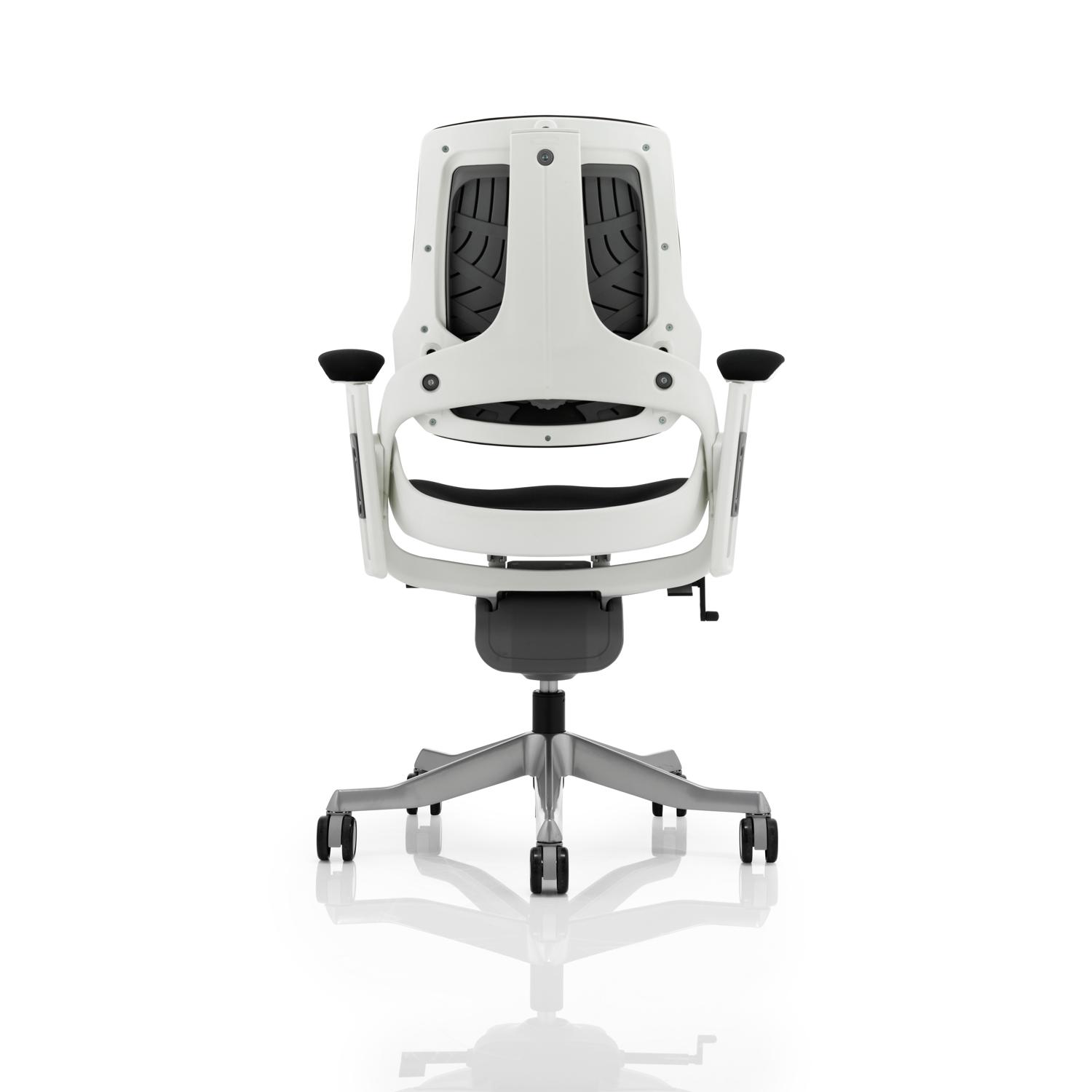Zure White Shell Black Fabric