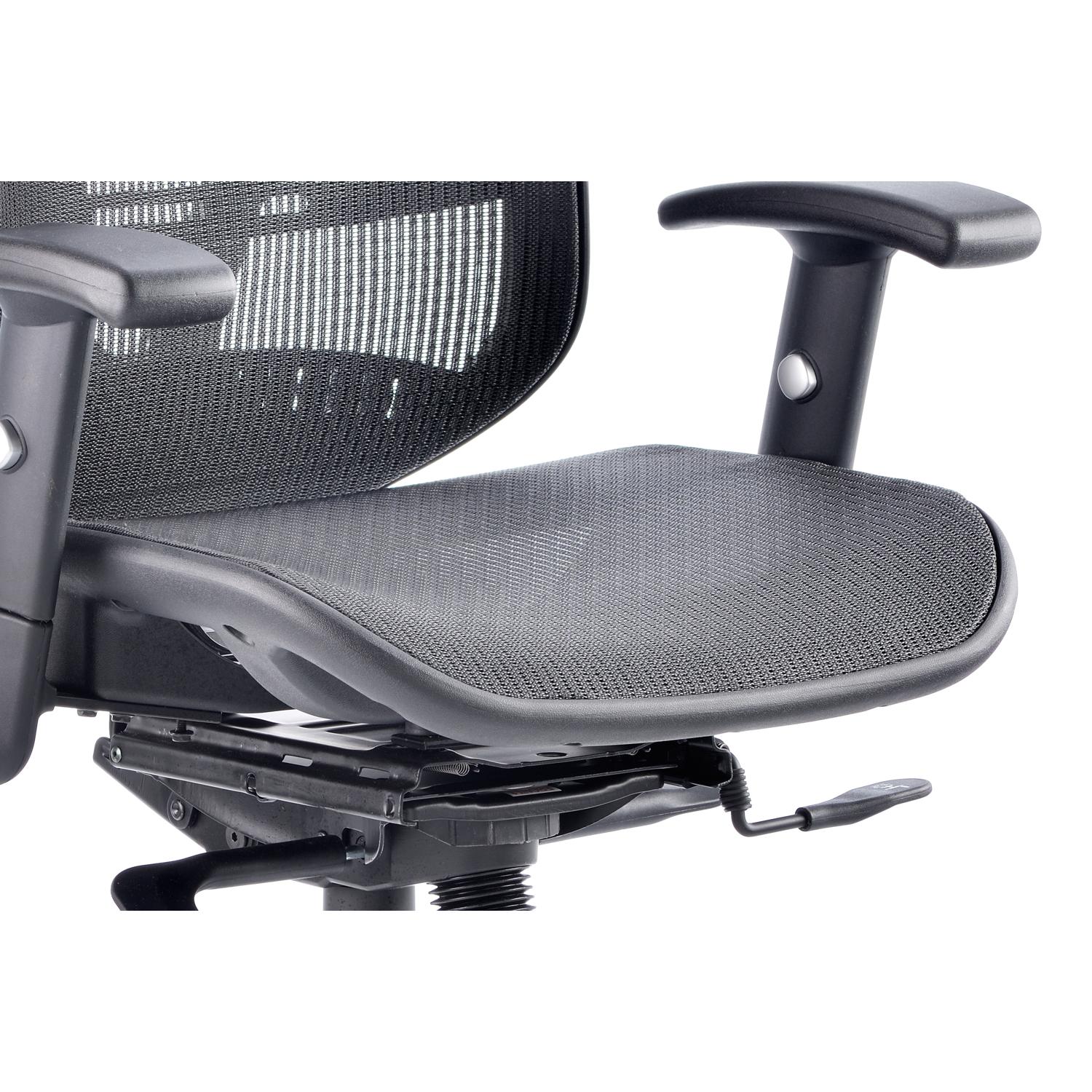 Mirage II Executive Chair Black Mesh With Arms
