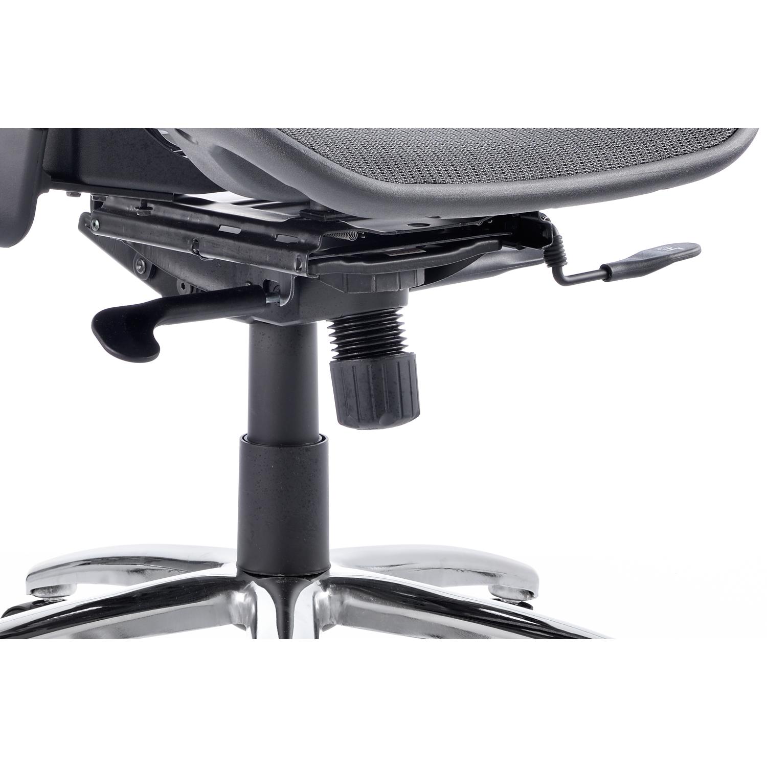 Mirage II Executive Chair Black Mesh With Arms