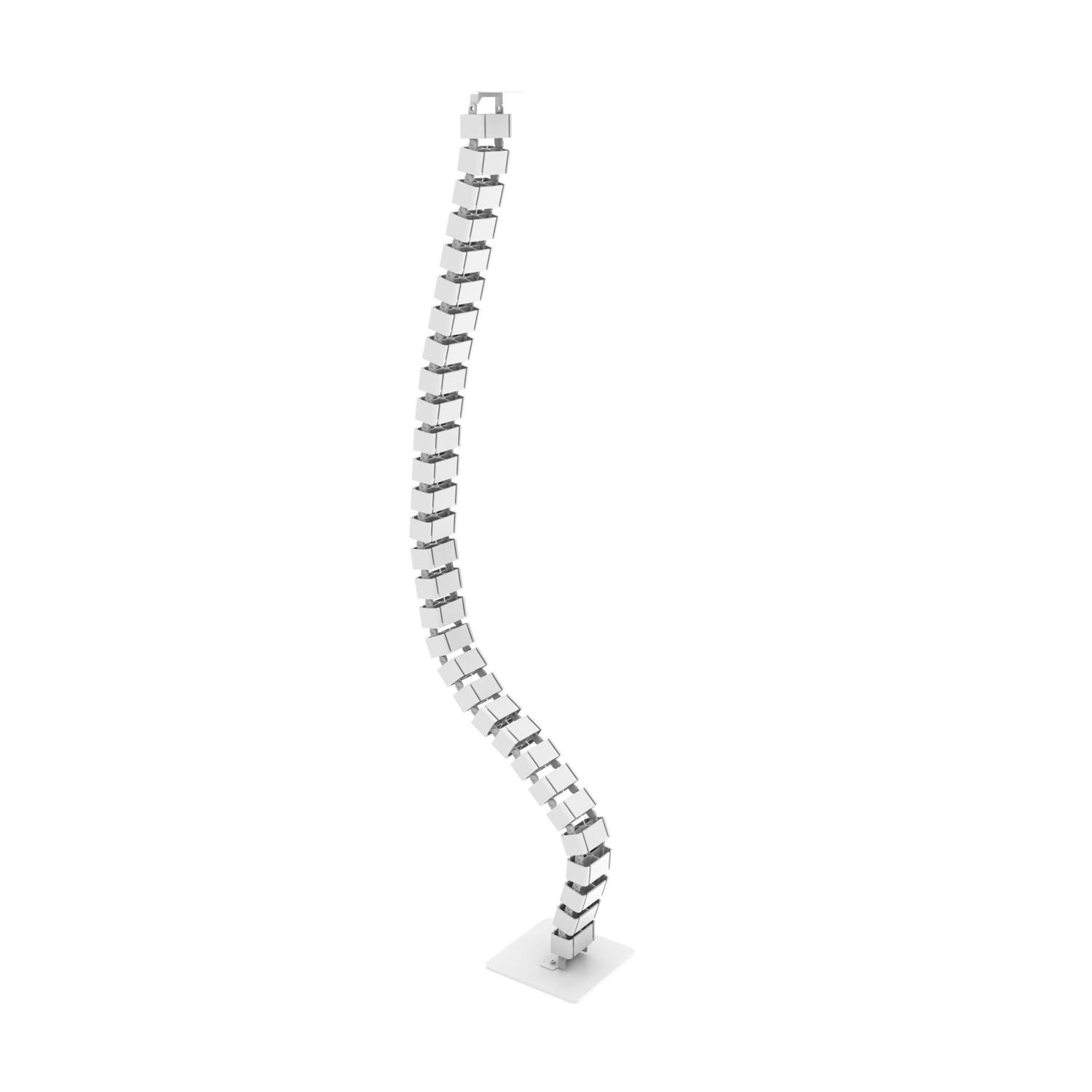 Air Height Adjustable Desk Cable Spine (White)