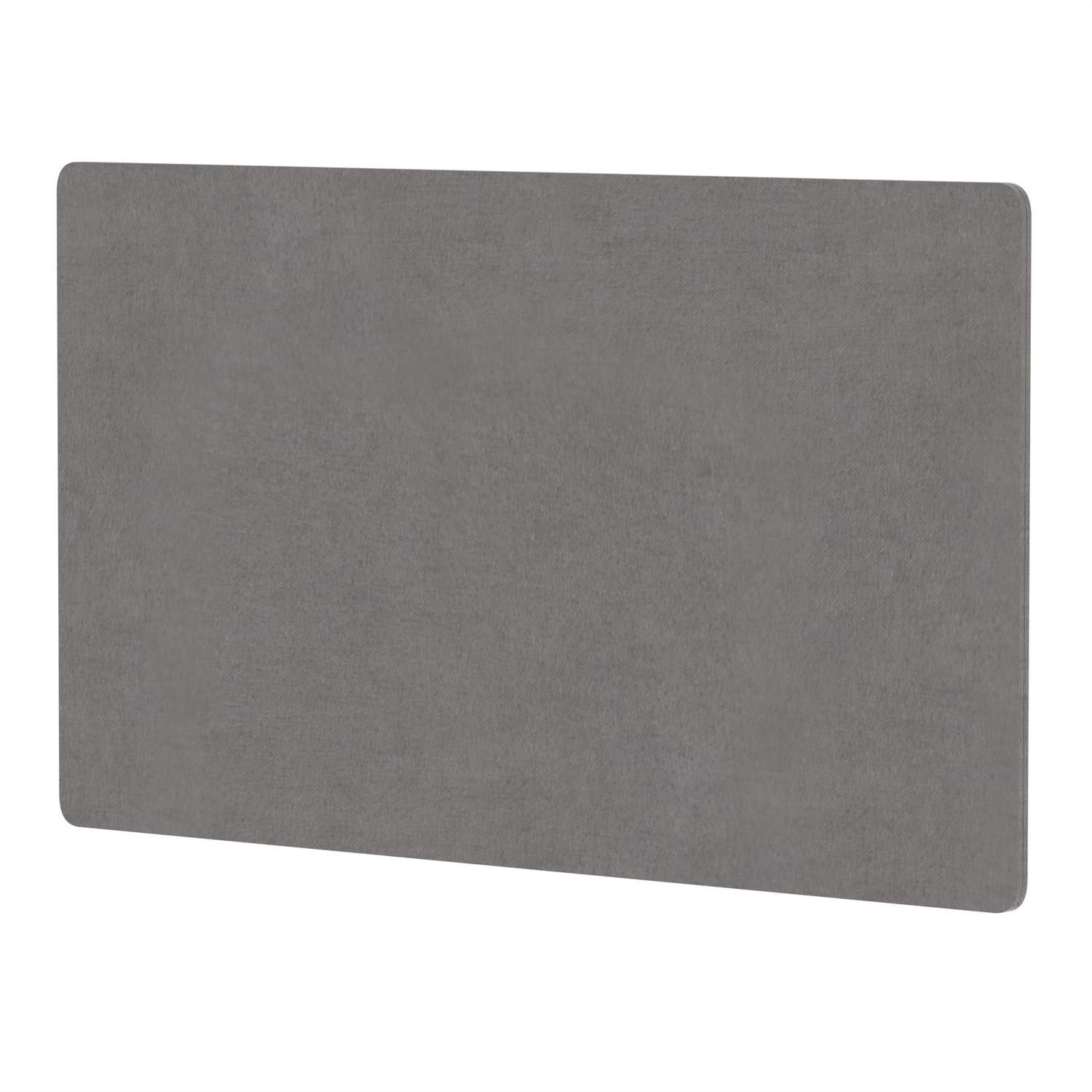Air Screen for Back-to-Back Desk 1400 x 800mm Grey Fabric