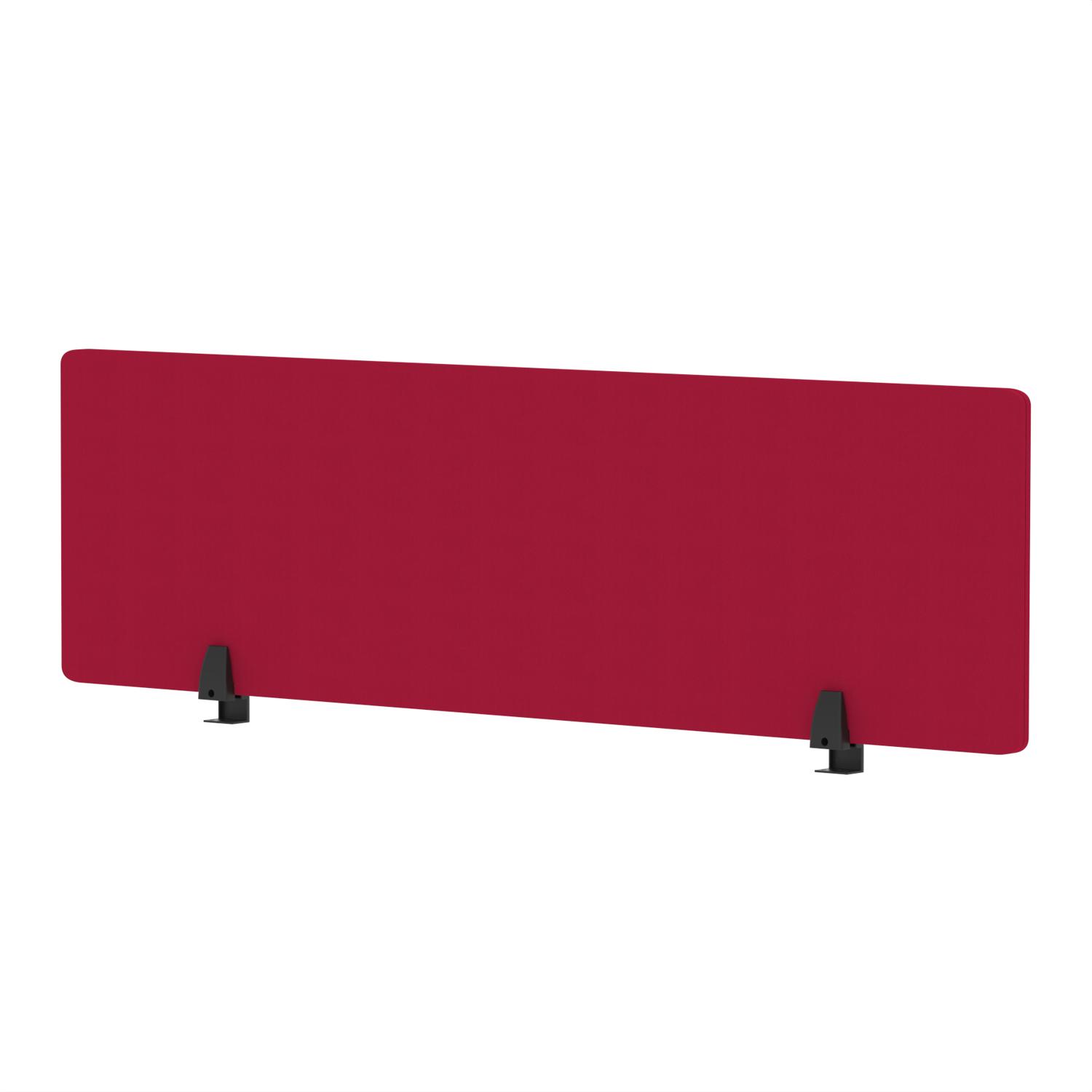 Air Desktop Screen 1400 x 400mm Bespoke Bergamot Cherry Fabric