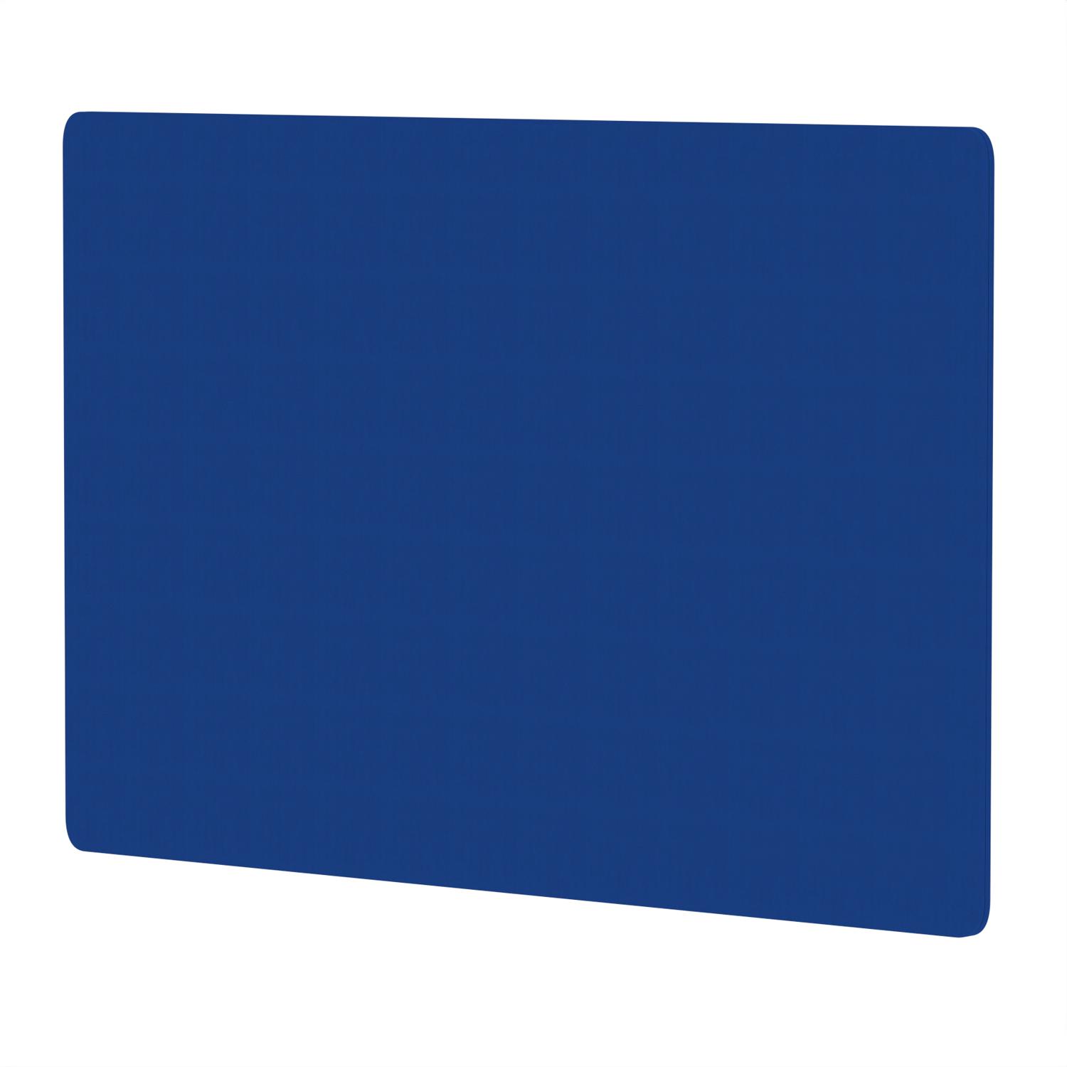 Air Screen for Back-to-Back Desk 1200 x 800mm Bespoke Stevia Blue Fabric