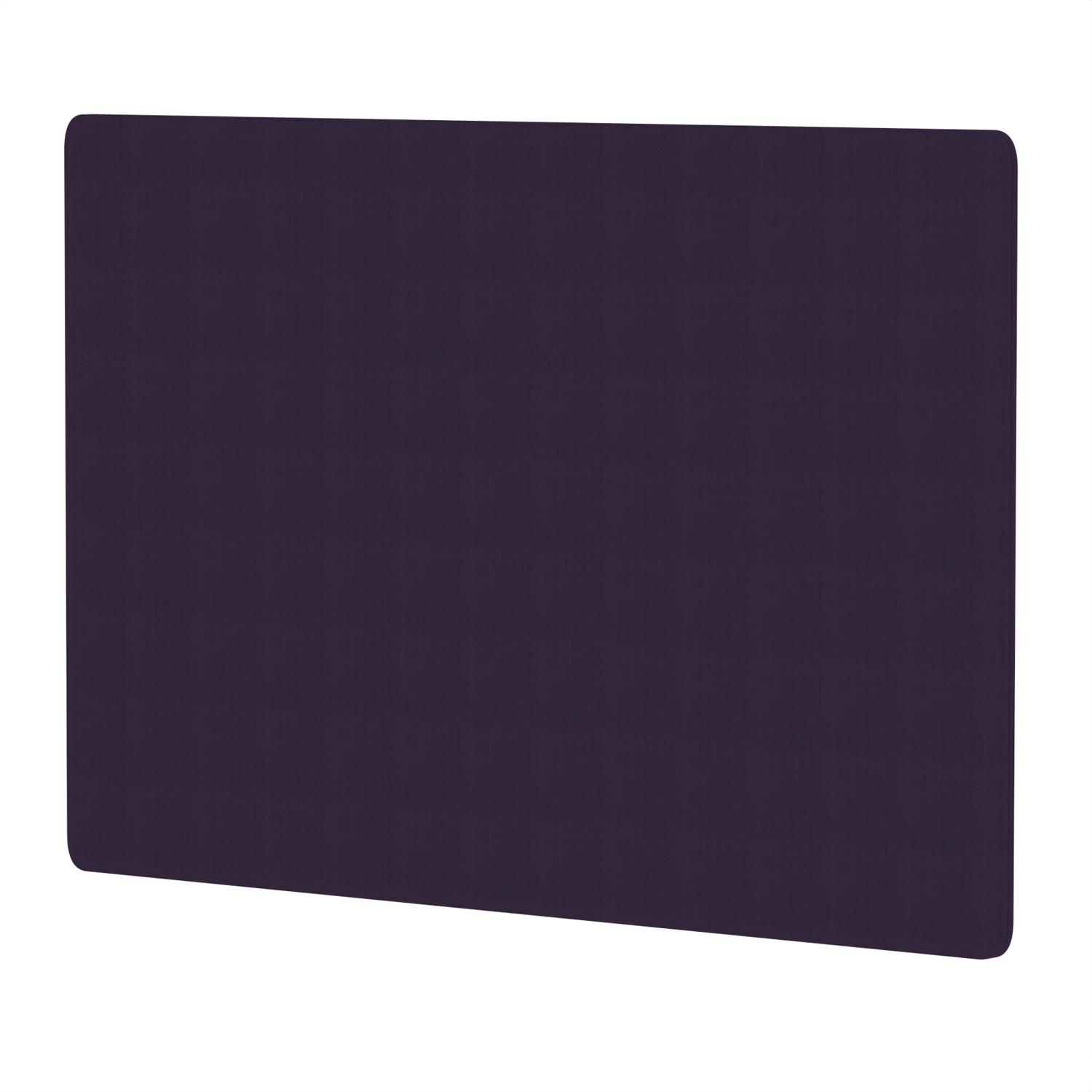 Air Screen for Back-to-Back Desk 1200 x 800mm Bespoke Tansy Purple Fabric