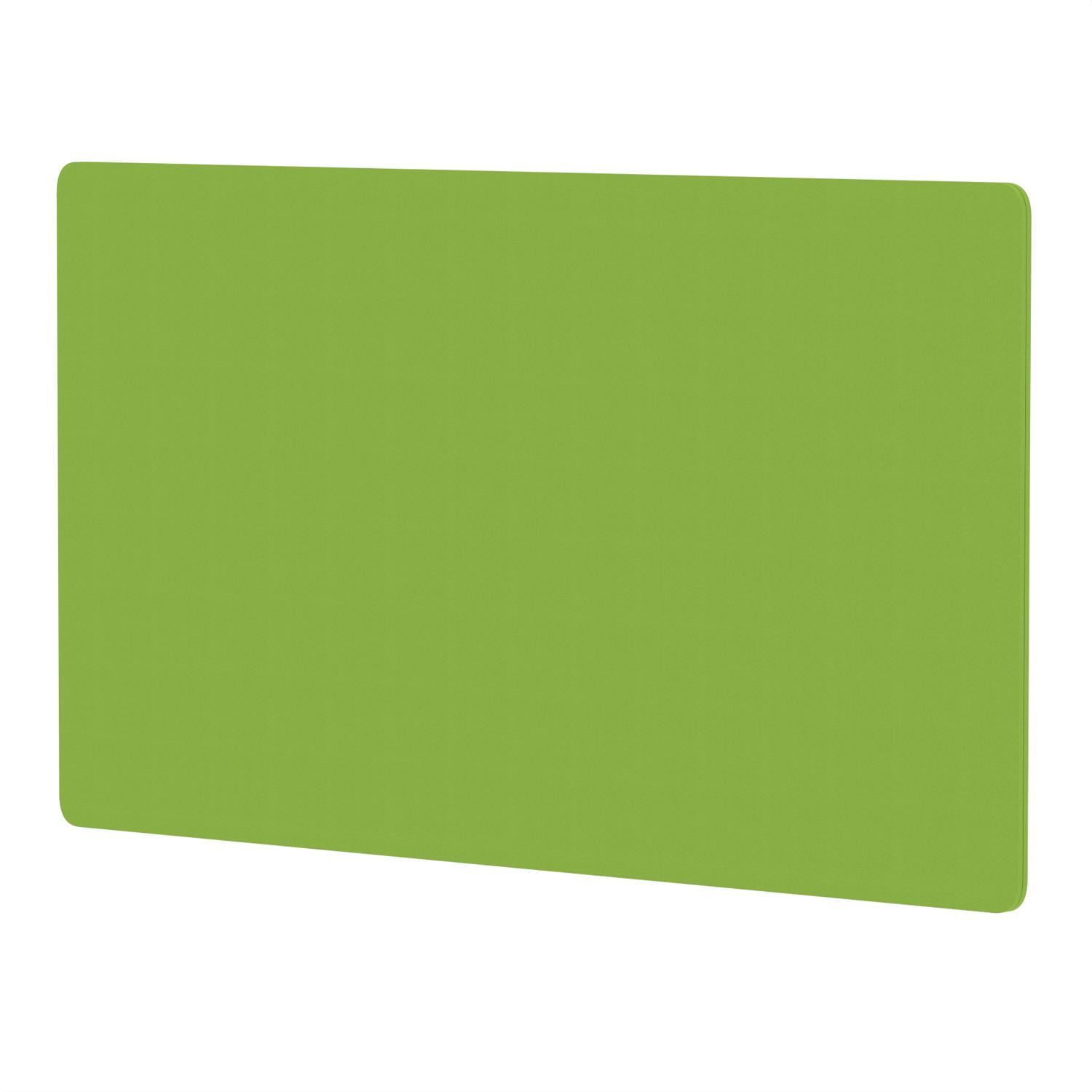 Air Screen for Back-to-Back Desk 1400 x 800mm Bespoke Myrrh Green Fabric