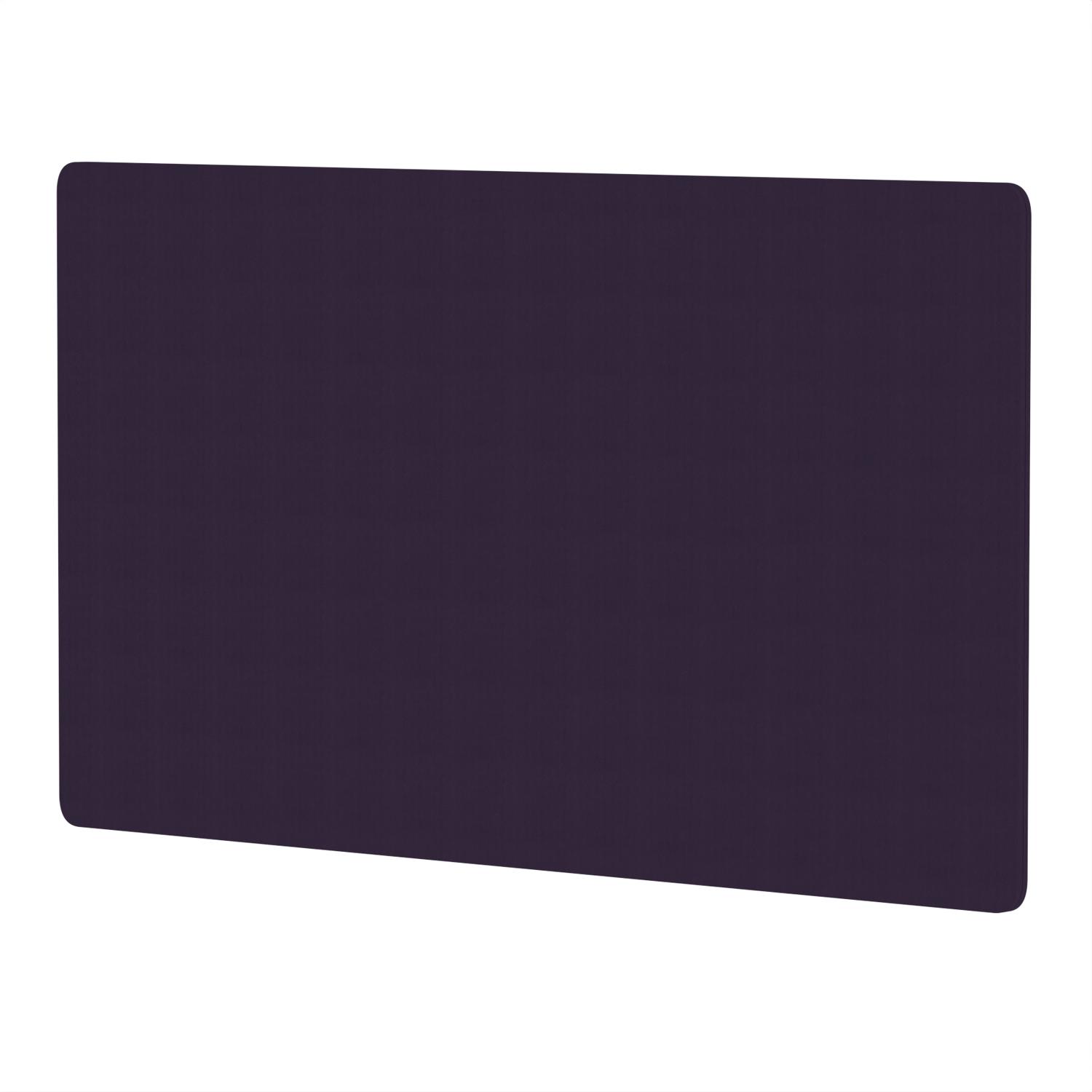 Air Screen for Back-to-Back Desk 1400 x 800mm Bespoke Tansy Purple Fabric
