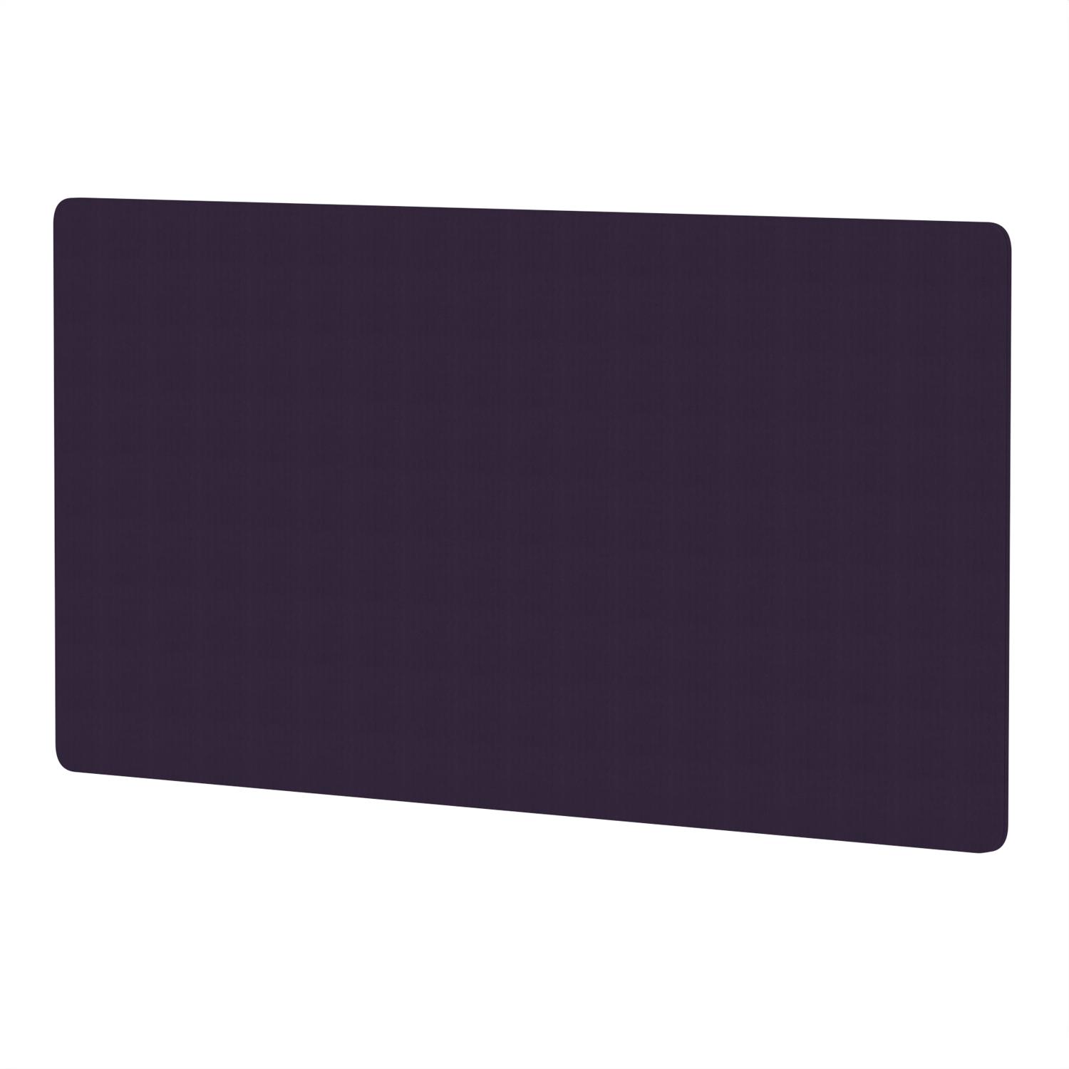 Air Screen for Back-to-Back Desk 1600 x 800mm Bespoke Tansy Purple Fabric