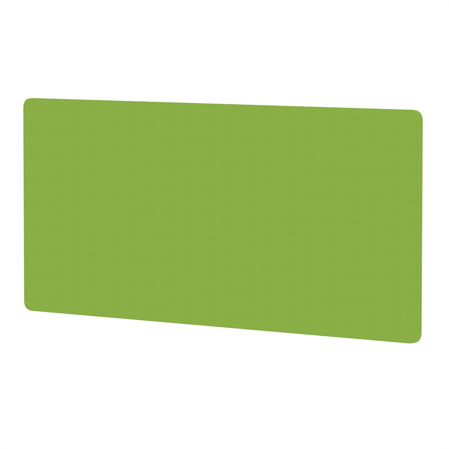 Air Screen for Back-to-Back Desk 1800 x 800mm Bespoke Myrrh Green Fabric