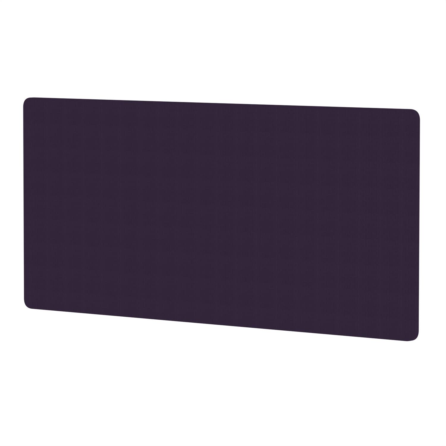 Air Screen for Back-to-Back Desk 1800 x 800mm Bespoke Tansy Purple Fabric
