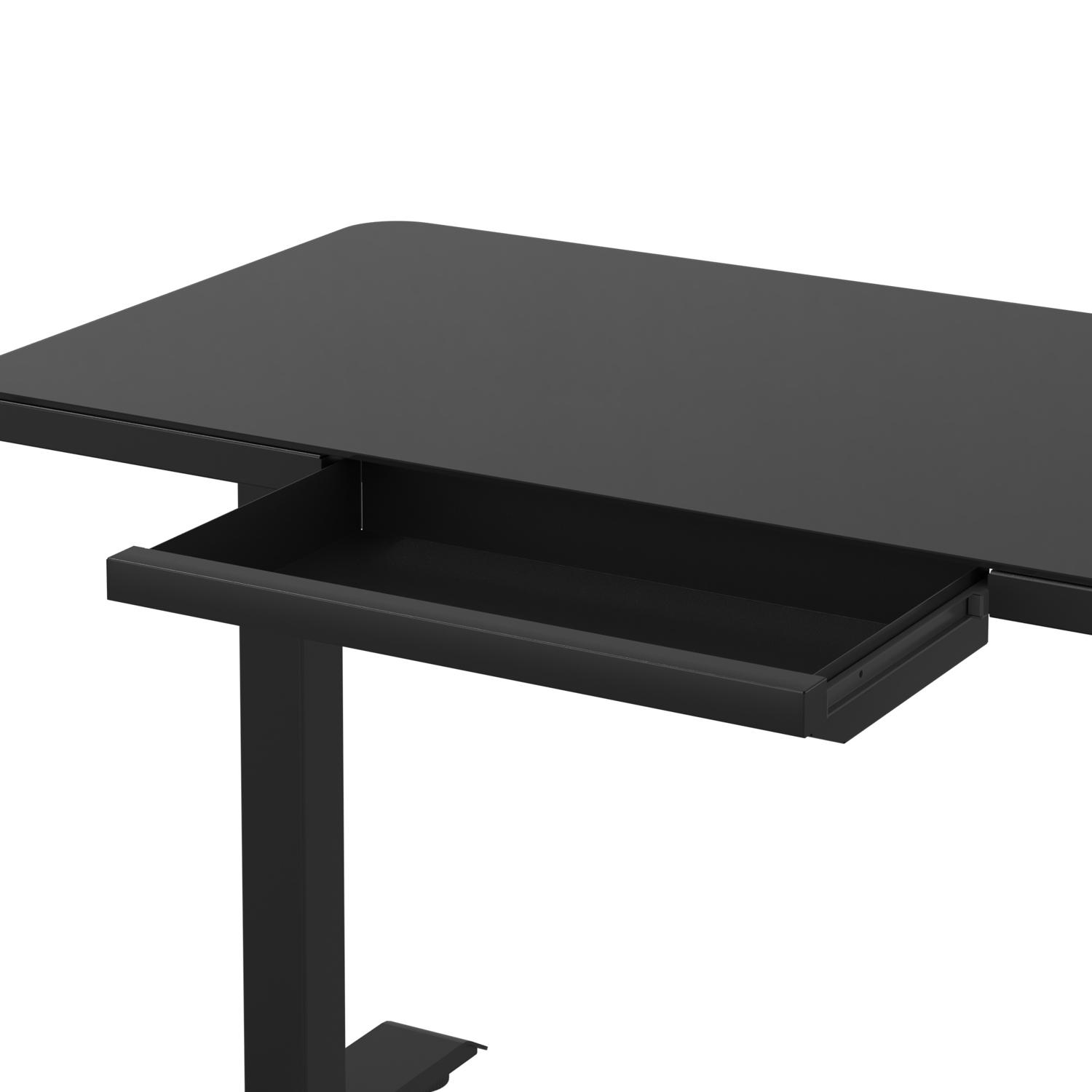 Black Ice Height Adjustable Office Desk Black Ice Height Adjustable Office Desk