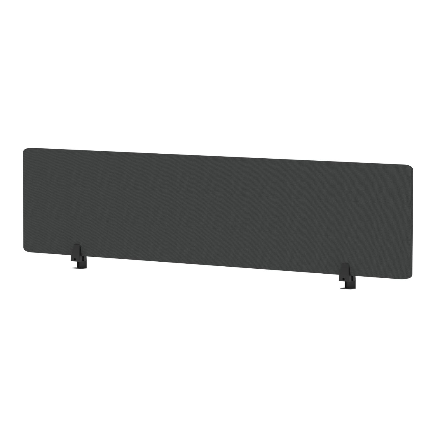 Air Desktop Screen 1800 x 400mm Bespoke Quest Mussel Fabric