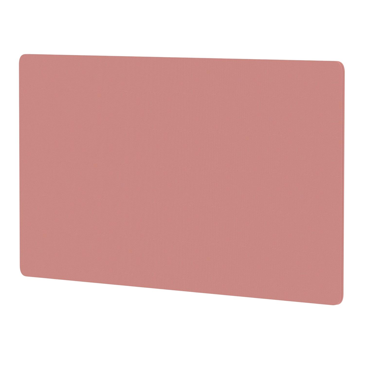 Air Screen for Back-to-Back Desk 1400 x 800mm Bespoke Quest Shrimp Fabric