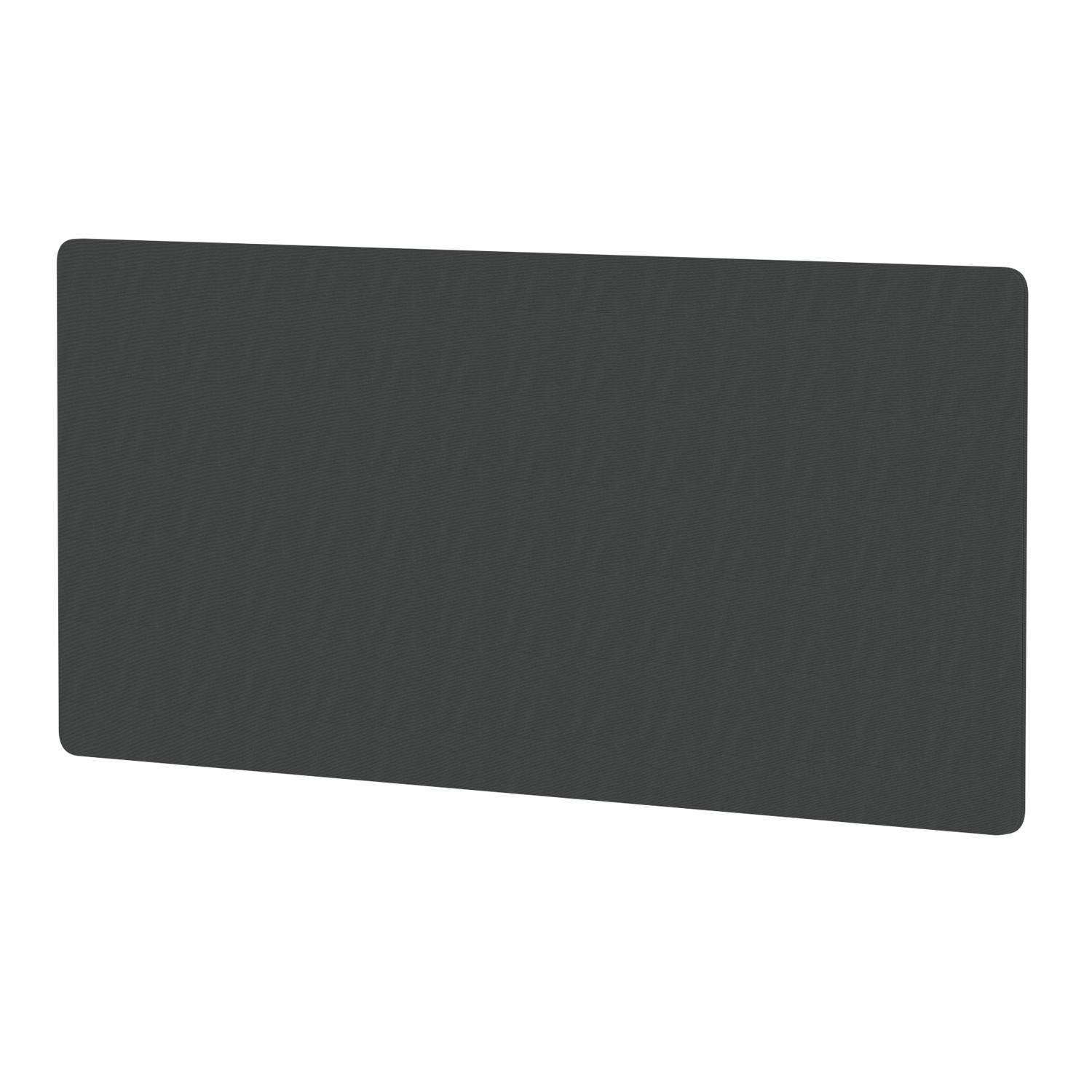 Air Screen for Back-to-Back Desk 1800 x 800mm Bespoke Quest Mussel Fabric