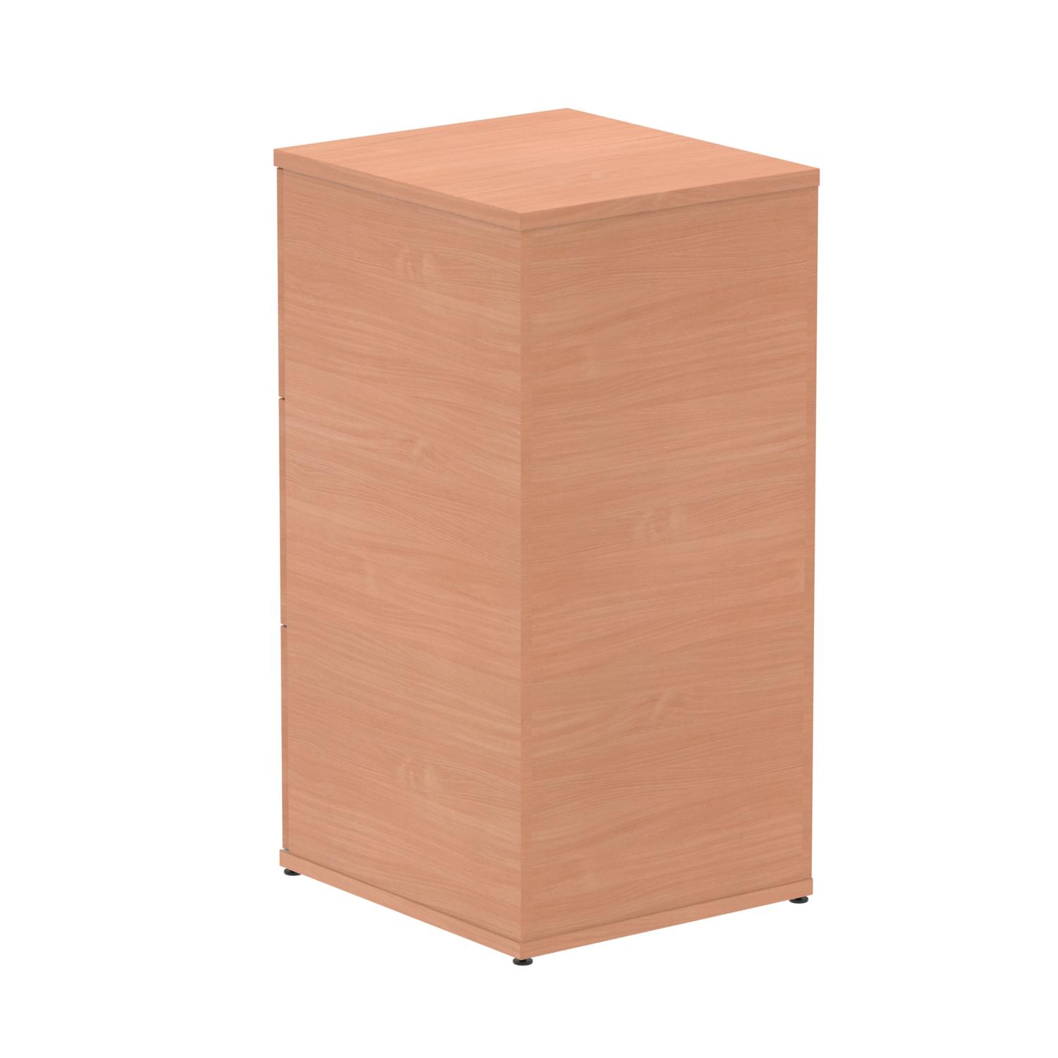 Impulse 3 Drawer Filing Cabinet Beech