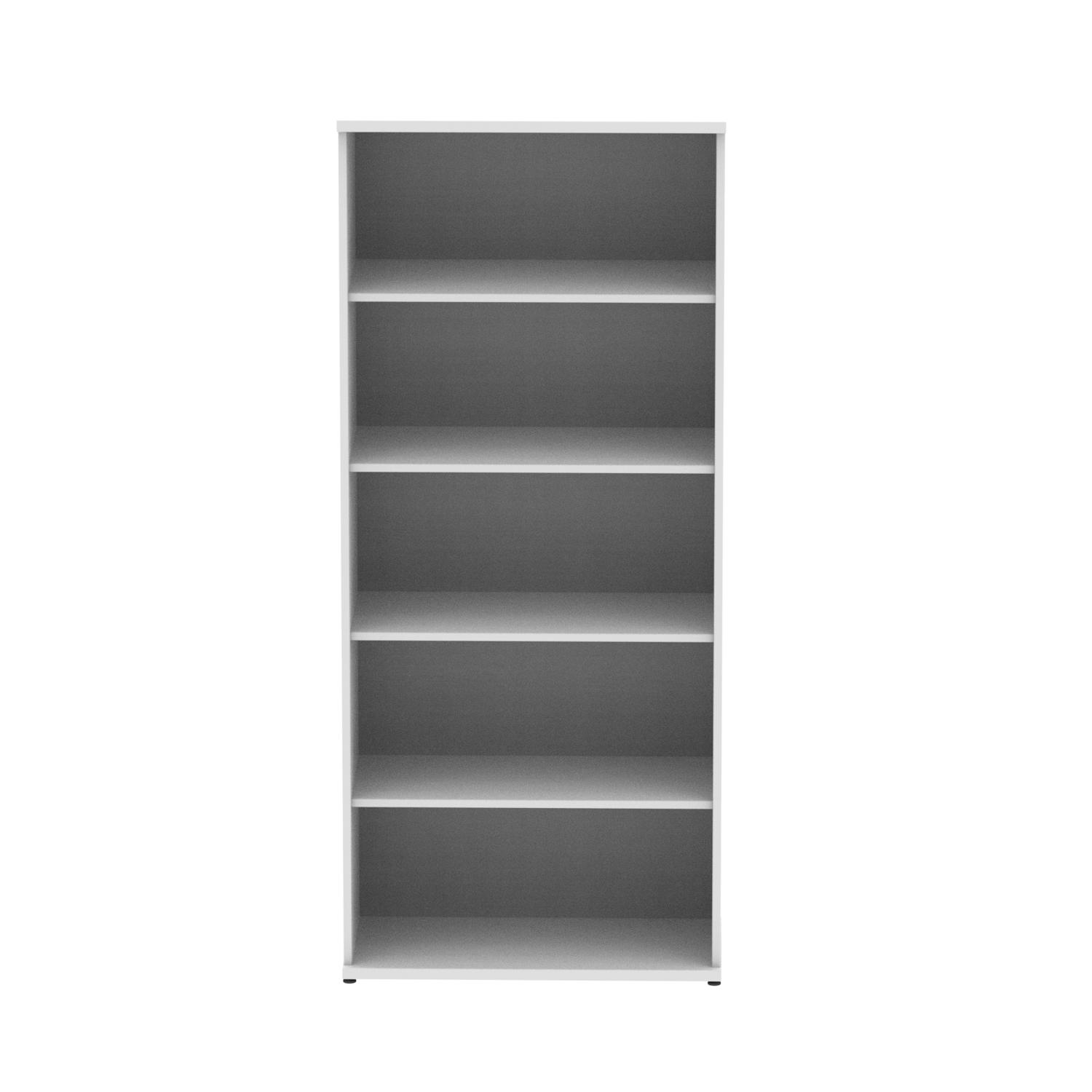 Impulse 2000mm Bookcase White