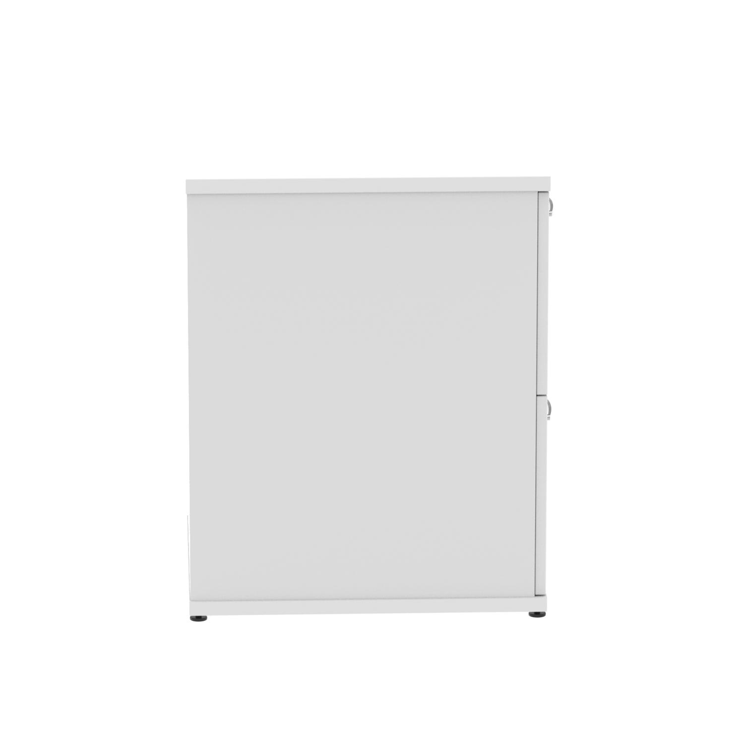 Impulse 2 Drawer Filing Cabinet White