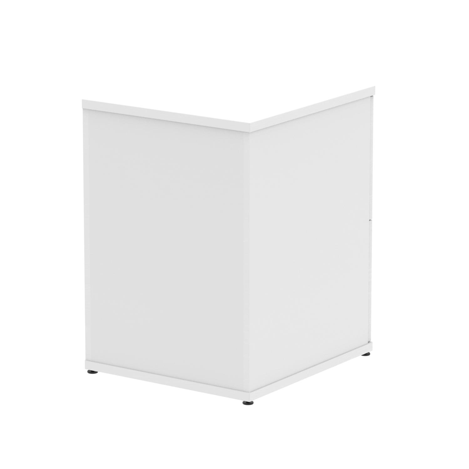 Impulse 2 Drawer Filing Cabinet White