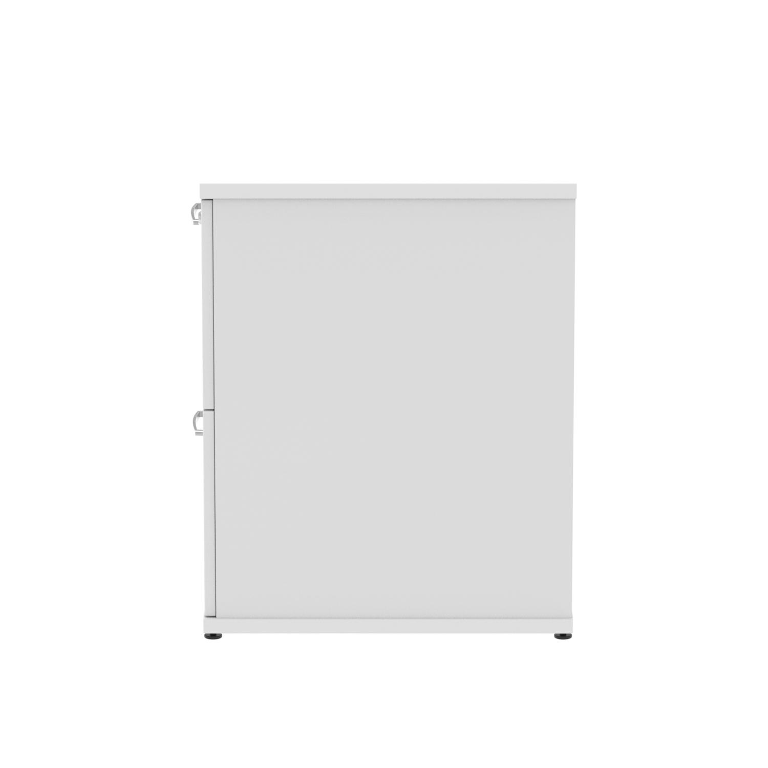 Impulse 2 Drawer Filing Cabinet White