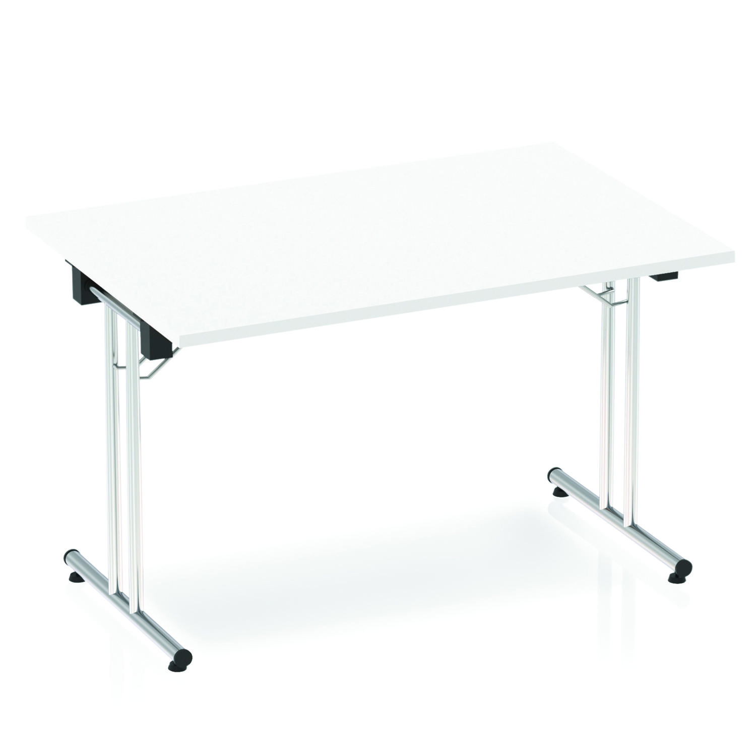 Impulse Folding Rectangle Table (White)