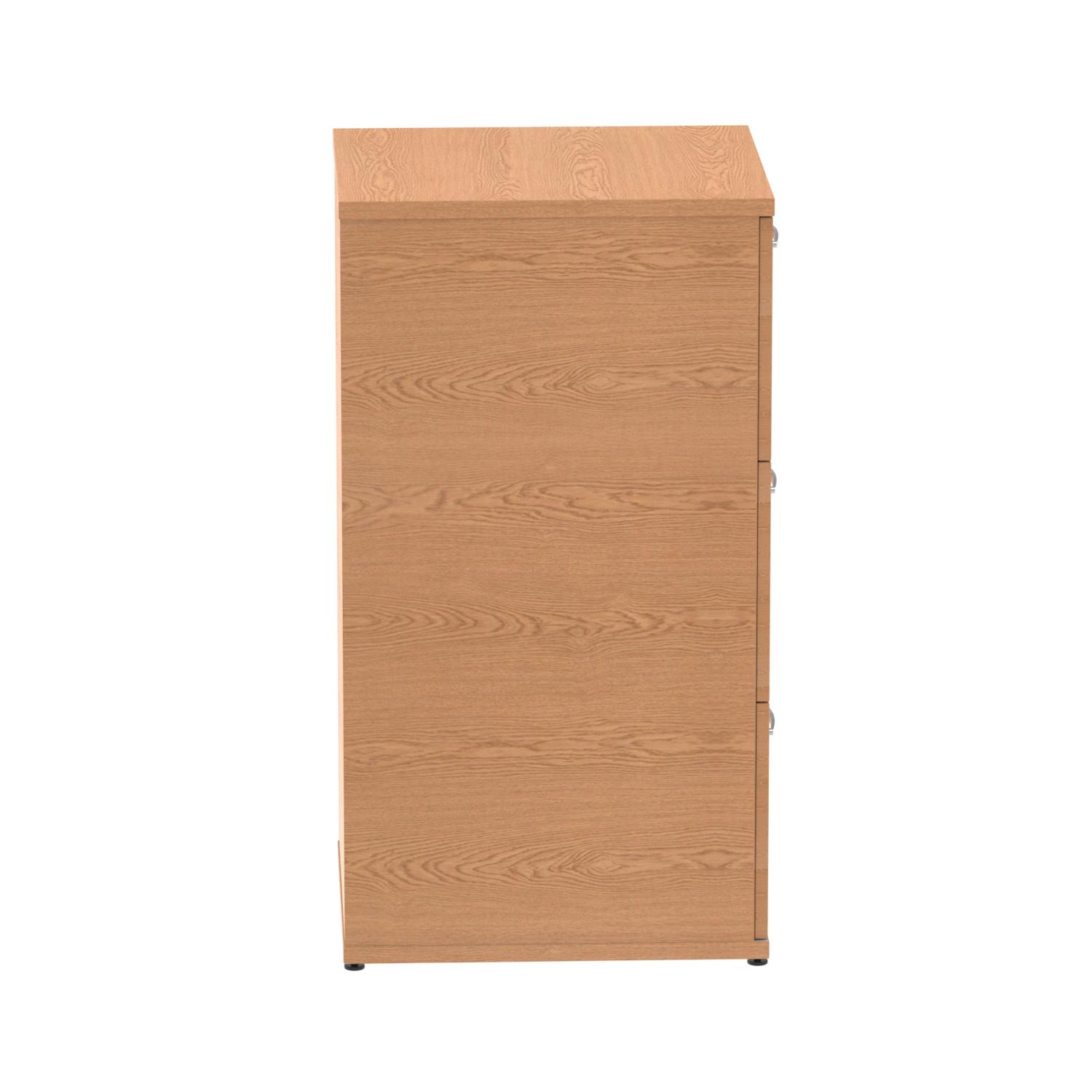 Impulse 3 Drawer Filing Cabinet Oak
