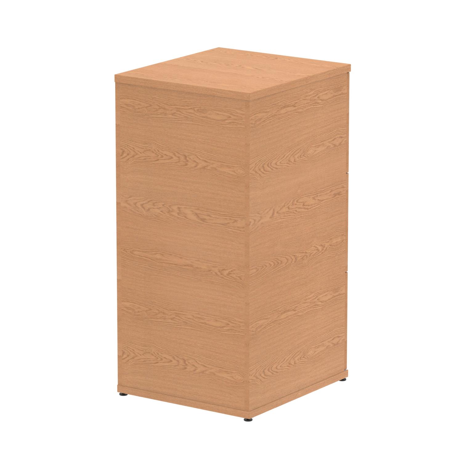 Impulse 3 Drawer Filing Cabinet Oak