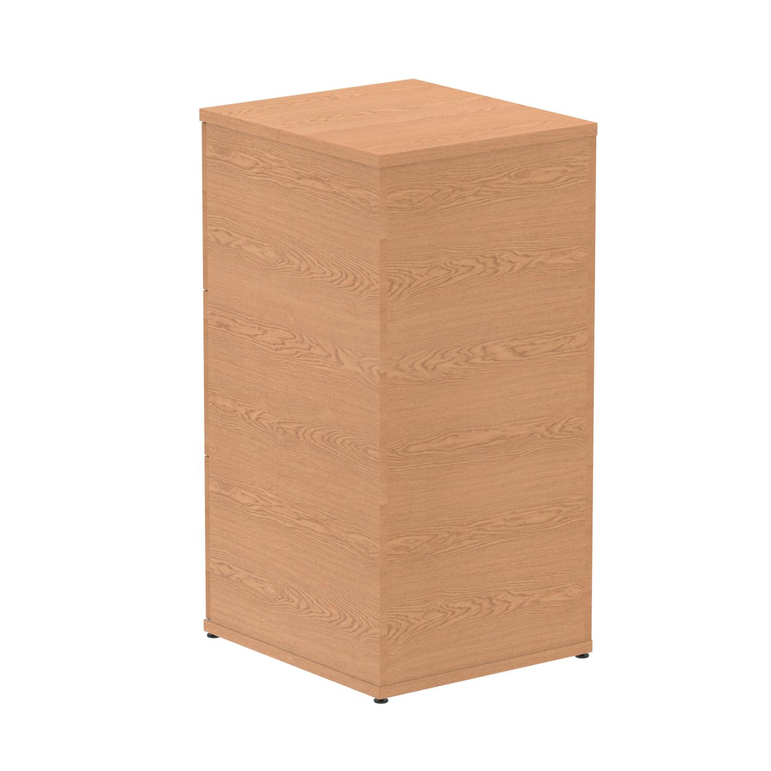 Impulse 3 Drawer Filing Cabinet Oak