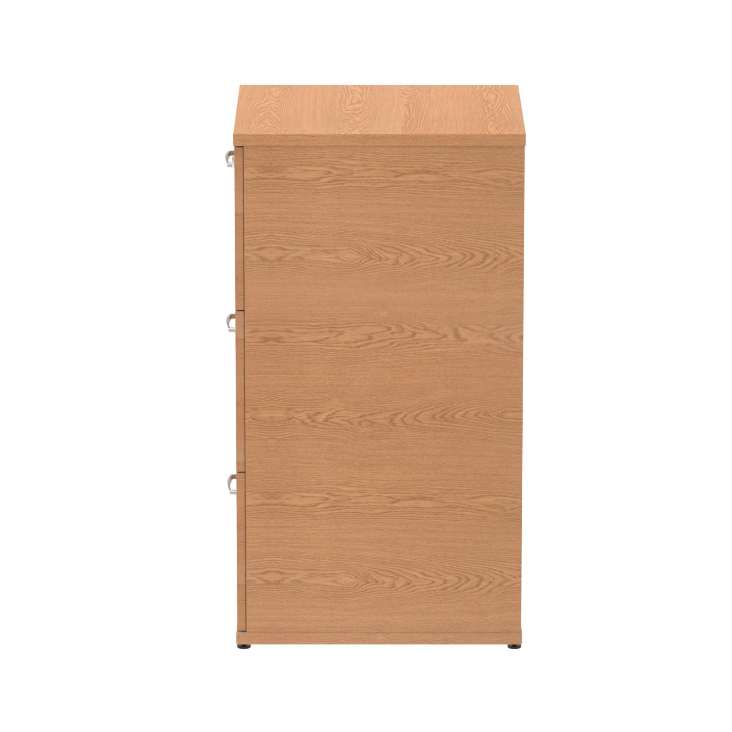 Impulse 3 Drawer Filing Cabinet Oak