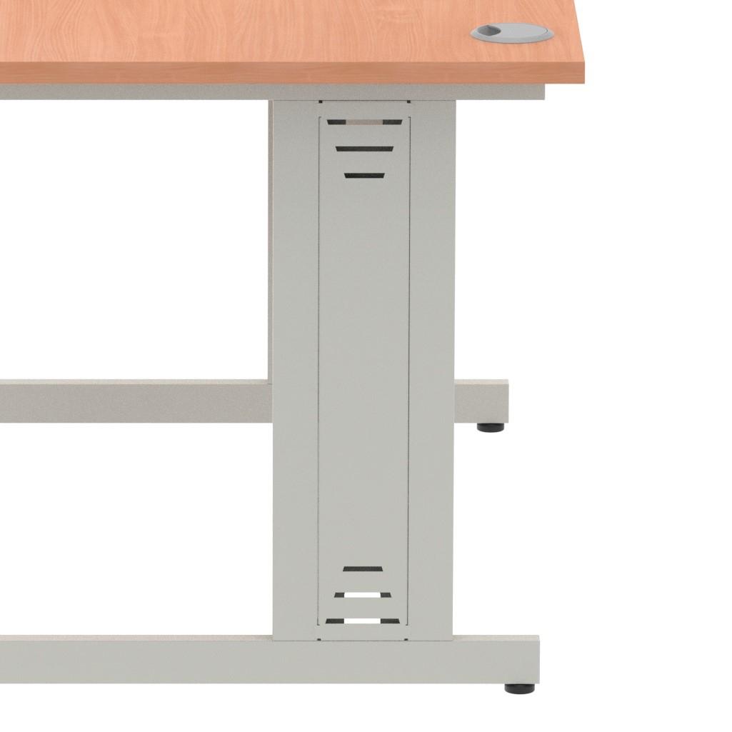 Impulse Cable Management Cartridge for Cantilever Leg - Set of 2 (Silver)