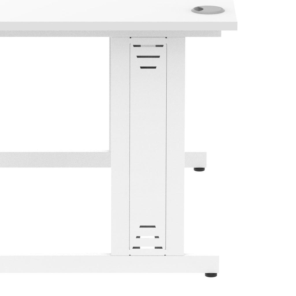 Impulse Cable Management Cartridge for Cantilever Leg - Set of 2 (White)