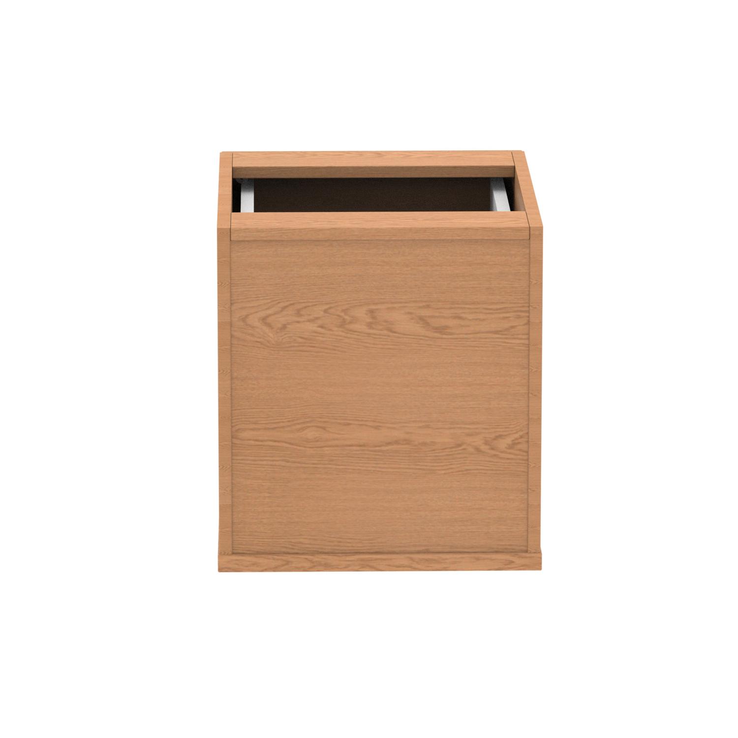 Impulse 2 Drawer Fixed Pedestal Oak
